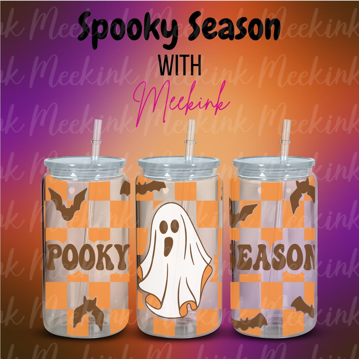 16oz Spooky Season 28 UVDTF Wrap