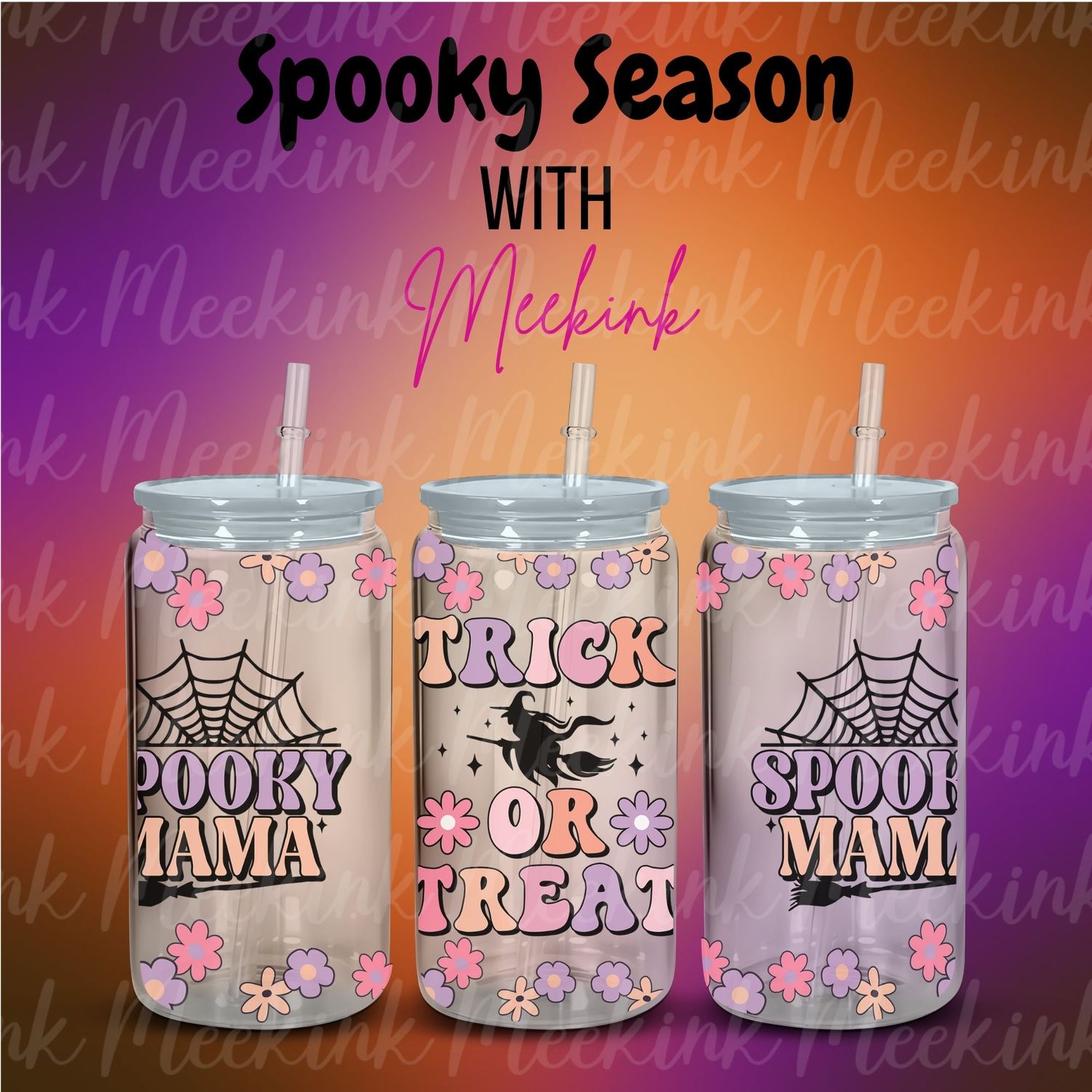 16oz Spooky Season 31 UVDTF Wrap