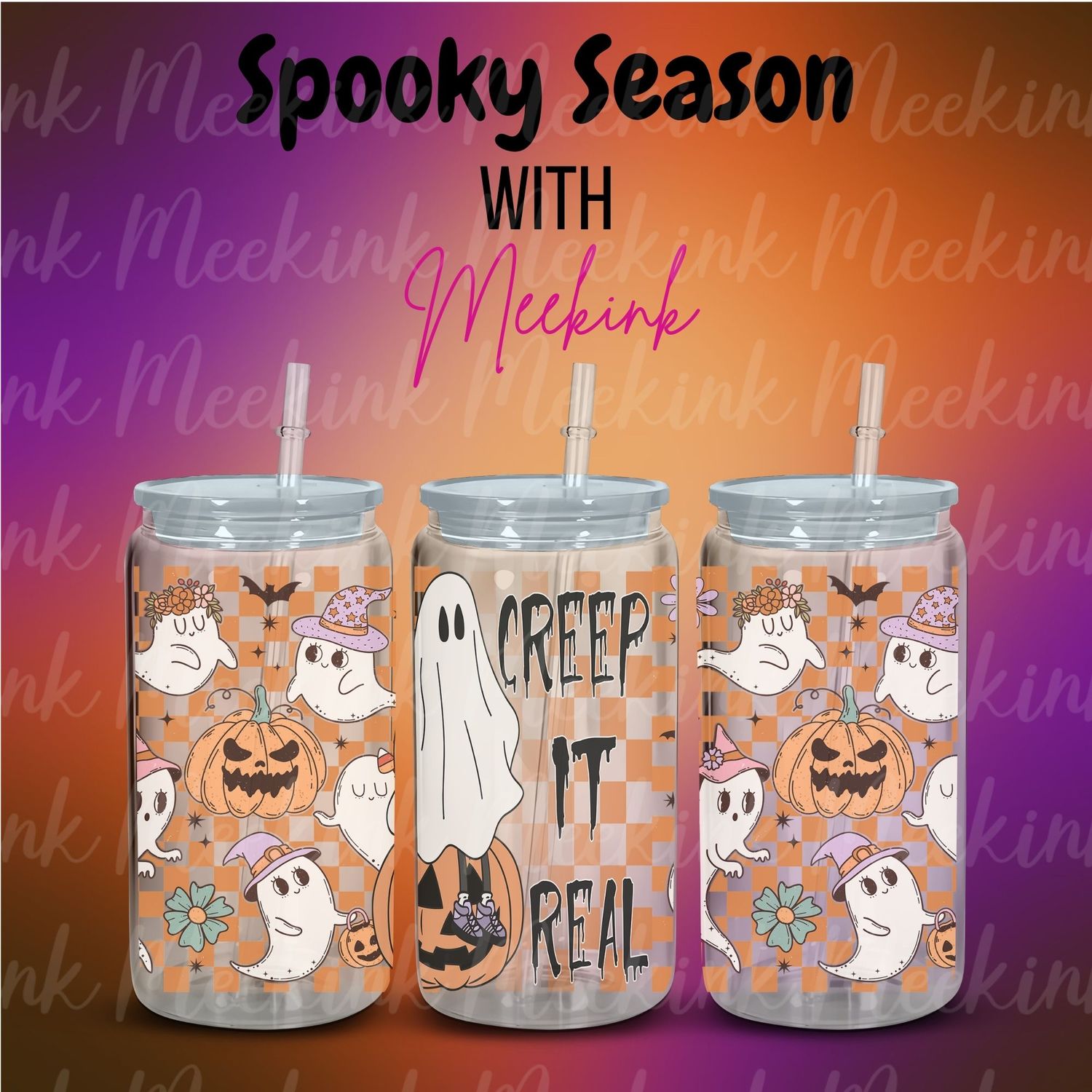16oz Spooky Season 53 UVDTF Wrap