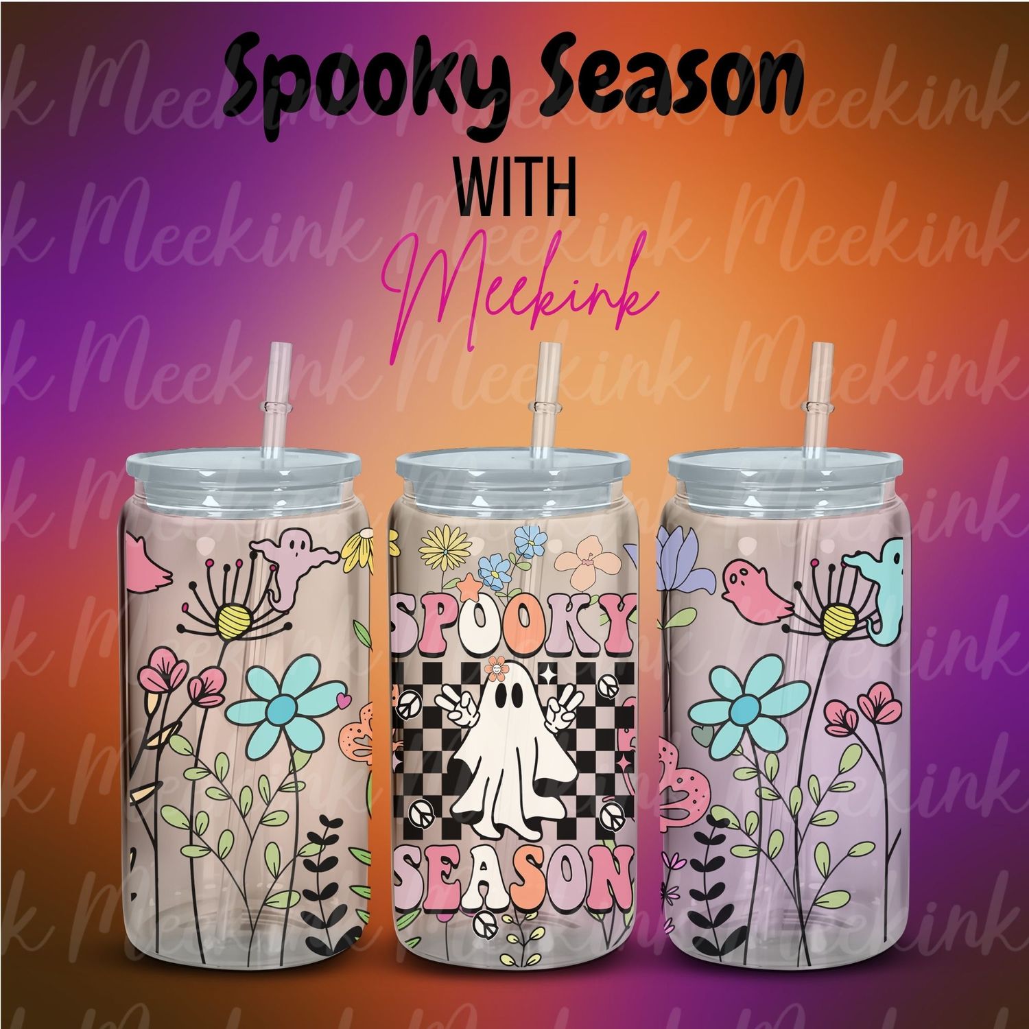 16oz Spooky Season 54 UVDTF Wrap