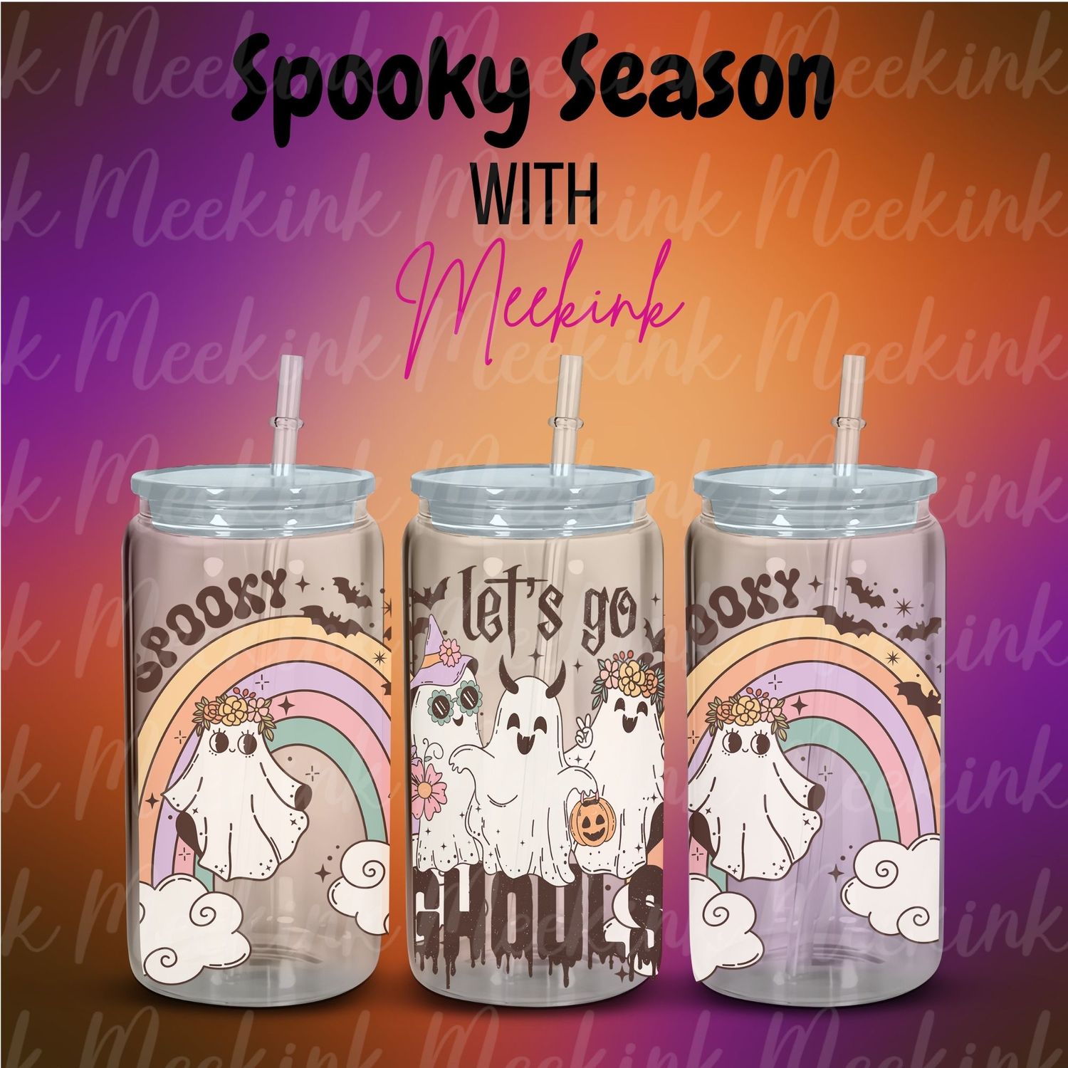 16oz Spooky Season 44 UVDTF Wrap