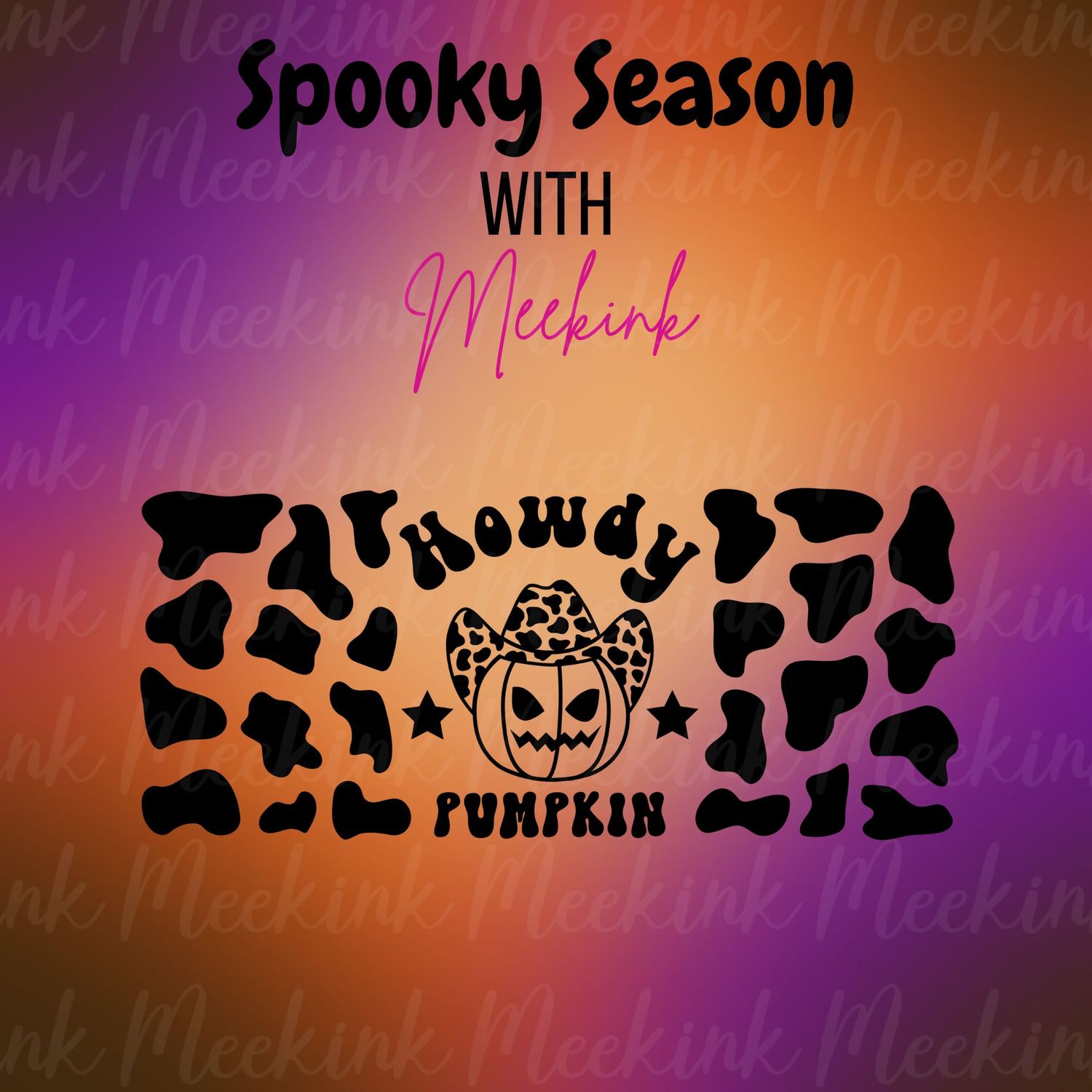 16oz Spooky Season 109 UVDTF Wrap