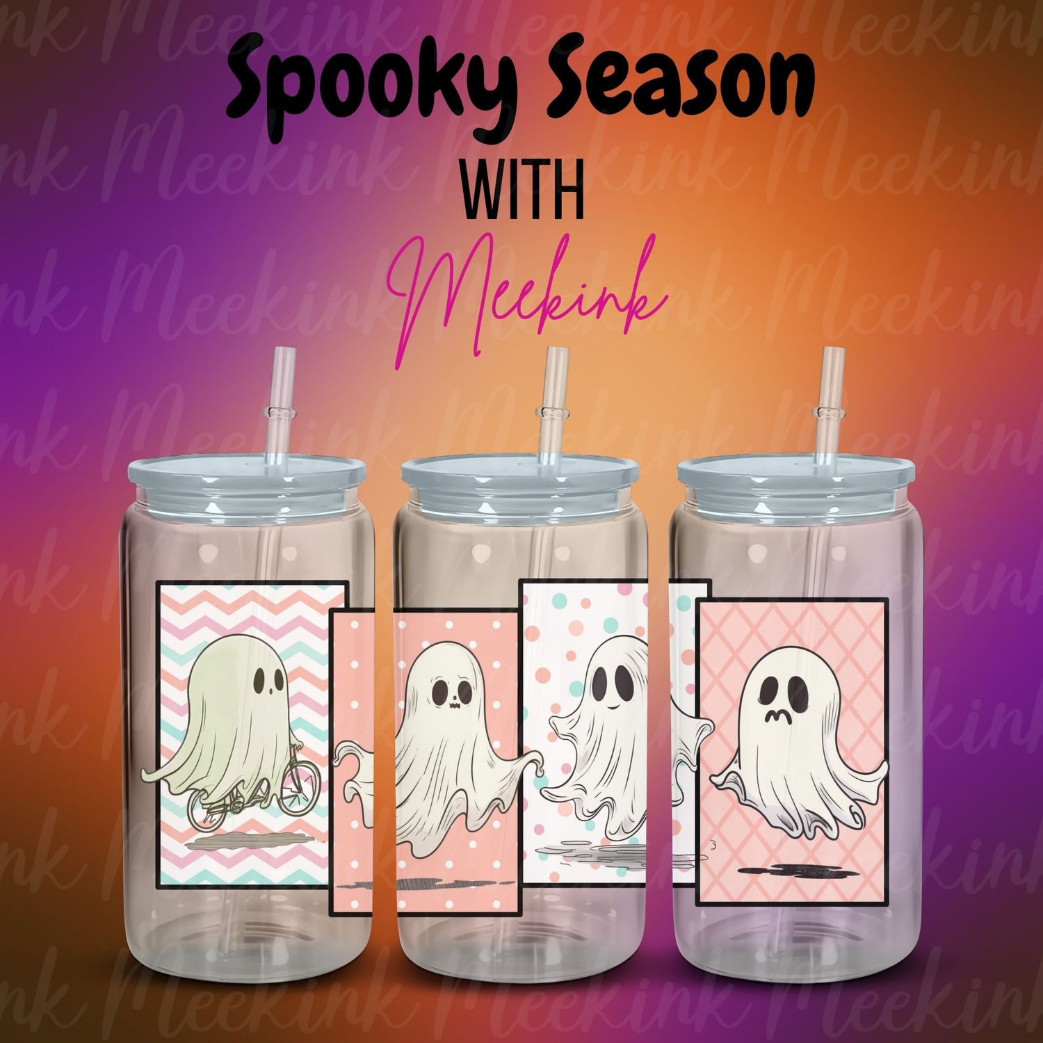 16oz Spooky Season 114 UVDTF Wrap