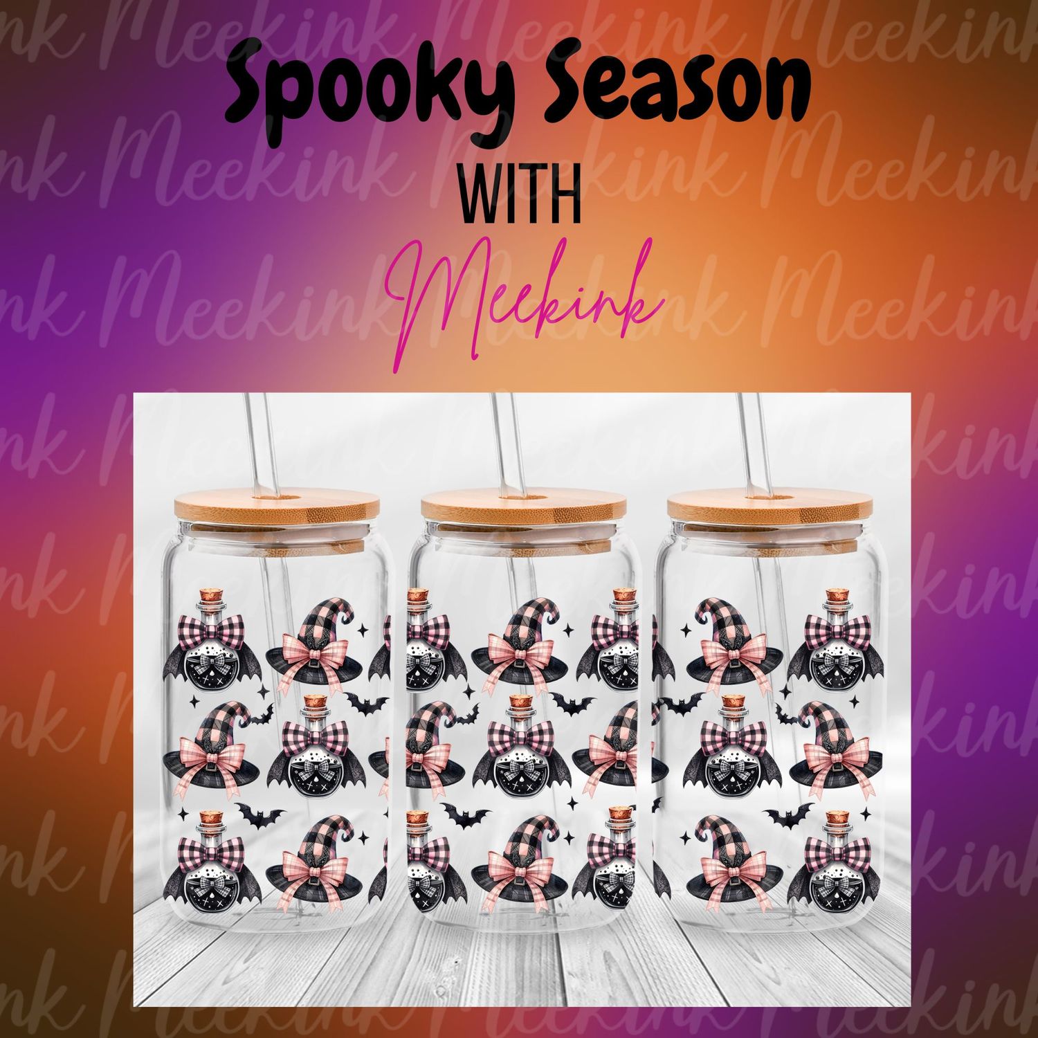 16oz Spooky Season 76 UVDTF Wrap