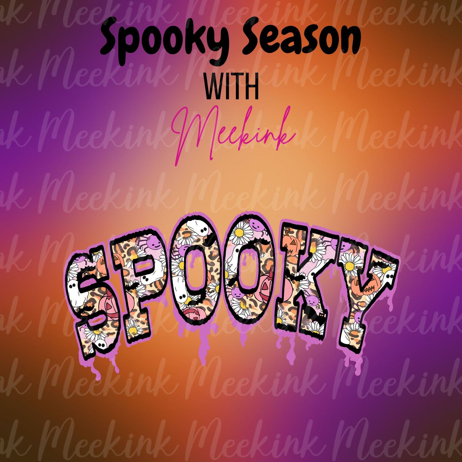 16oz Spooky Season 101 UVDTF Wrap