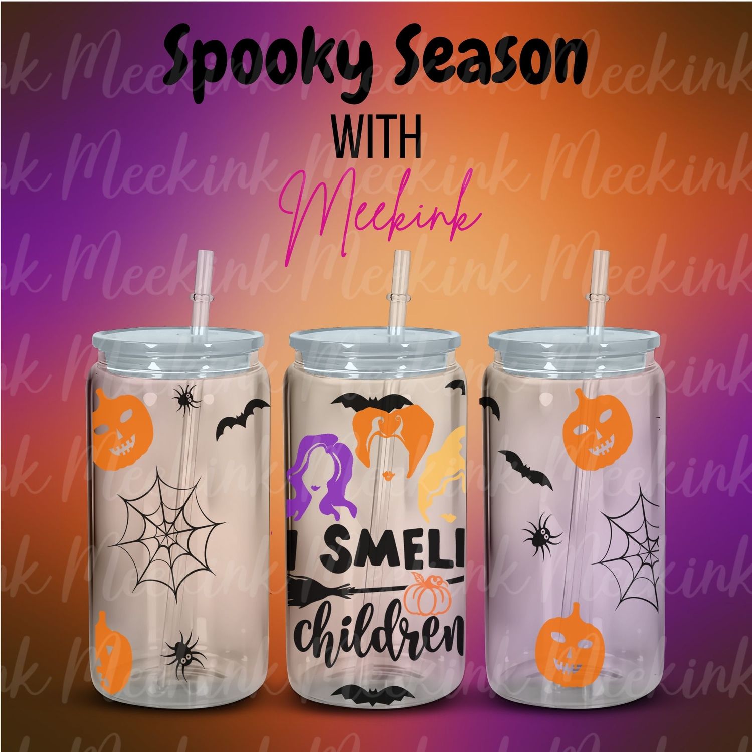 16oz Spooky Season 48 UVDTF Wrap