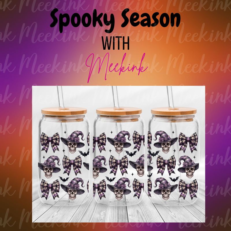 16oz Spooky Season 72 UVDTF Wrap