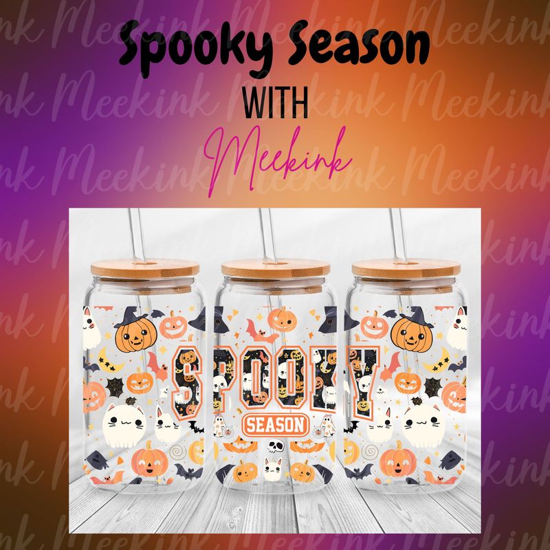 16oz Spooky Season 92 UVDTF Wrap