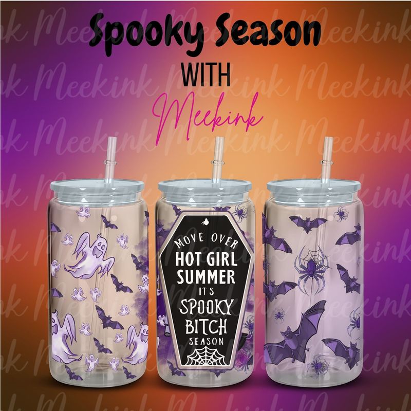 16oz Spooky Season 63 UVDTF Wrap
