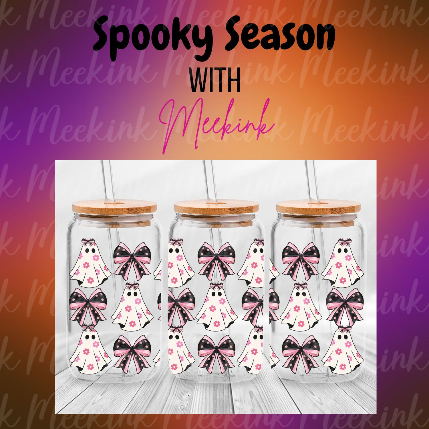 16oz Spooky Season 83 UVDTF Wrap