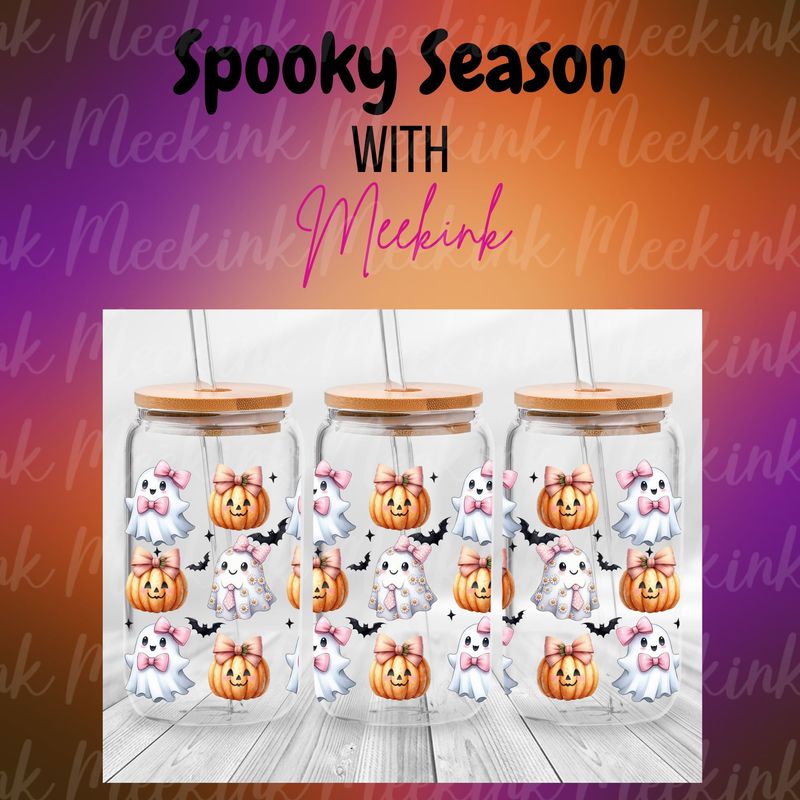 16oz Spooky Season 90 UVDTF Wrap
