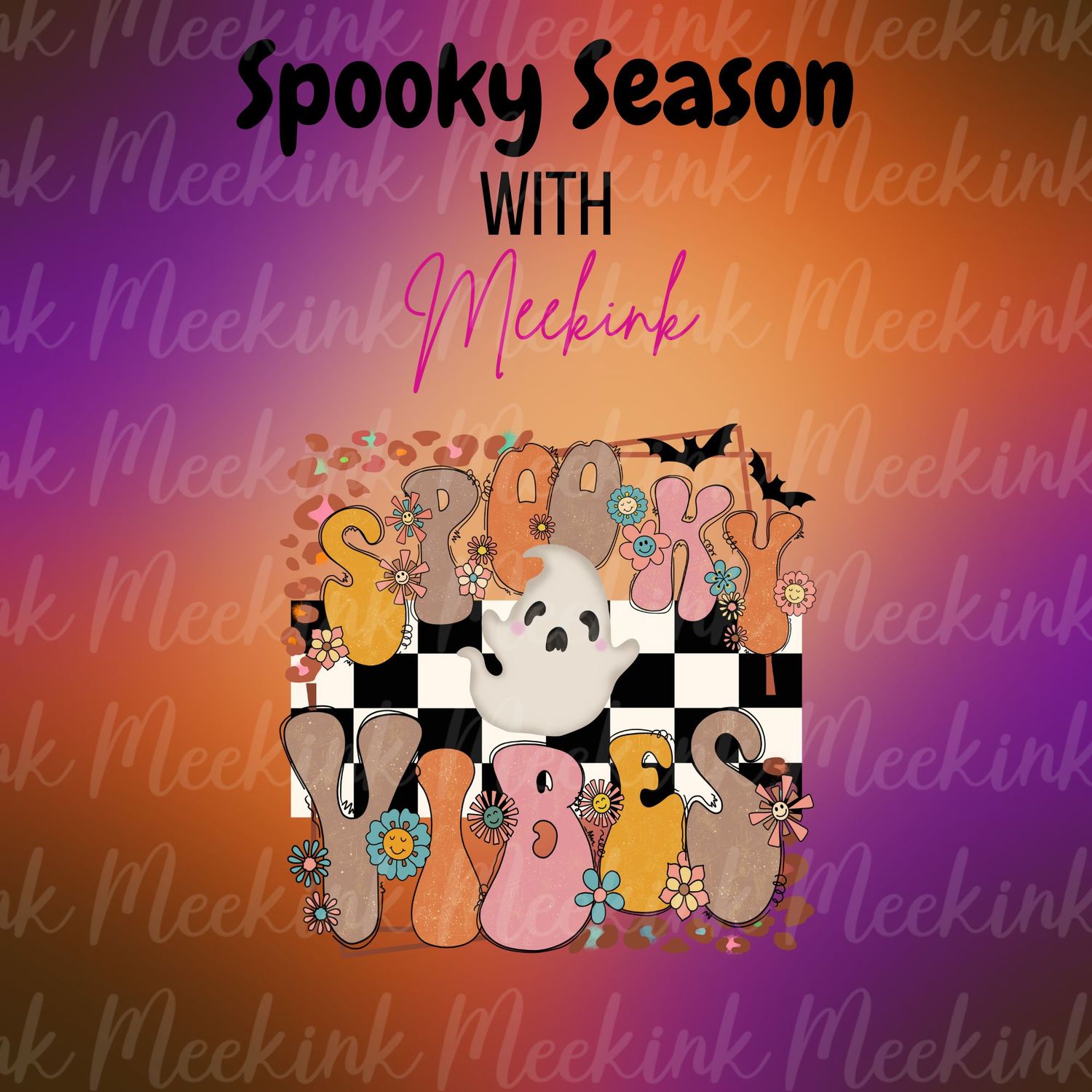 Spooky Season Decal 13 UVDTF or DTF