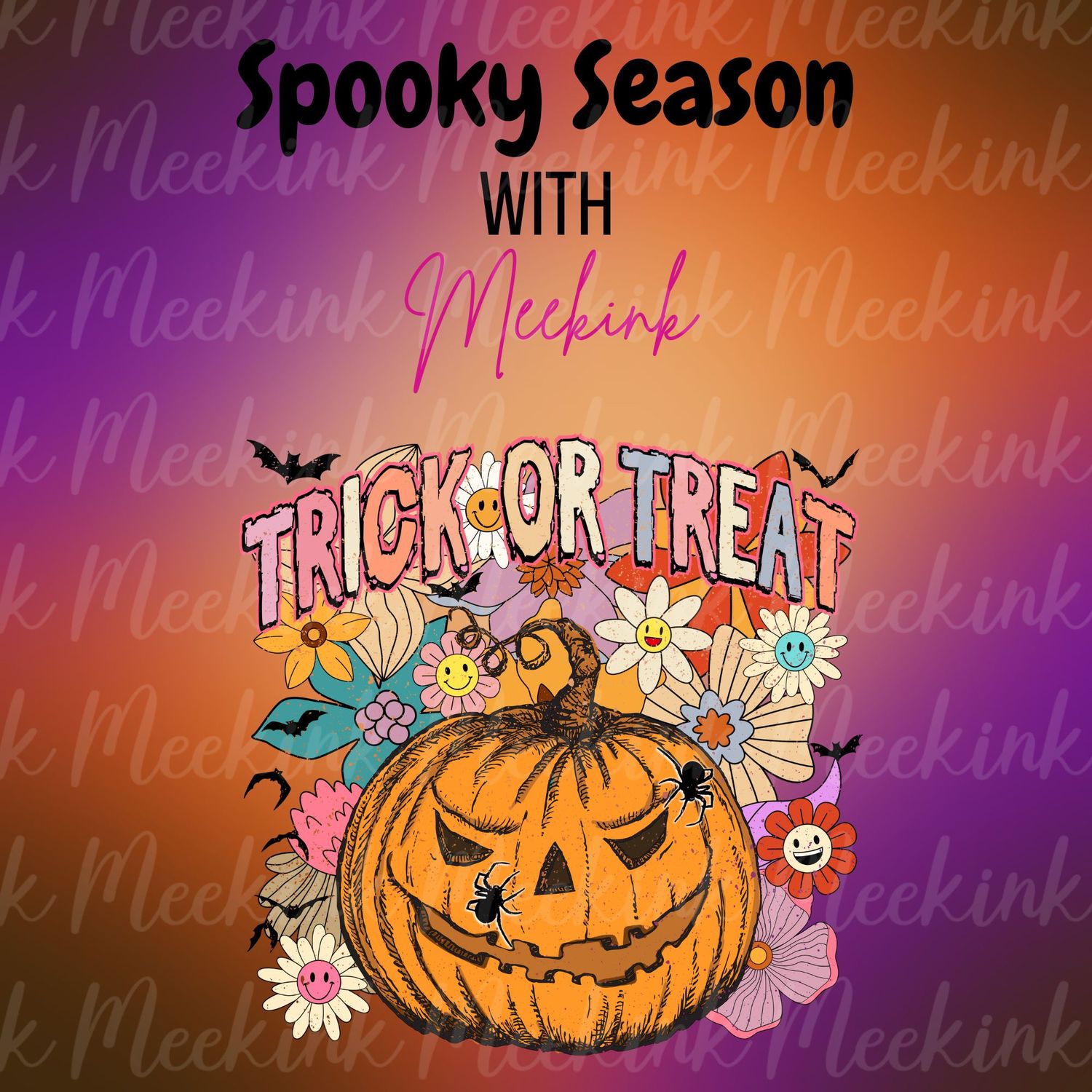 Spooky Season Decal 2 UVDTF or DTF