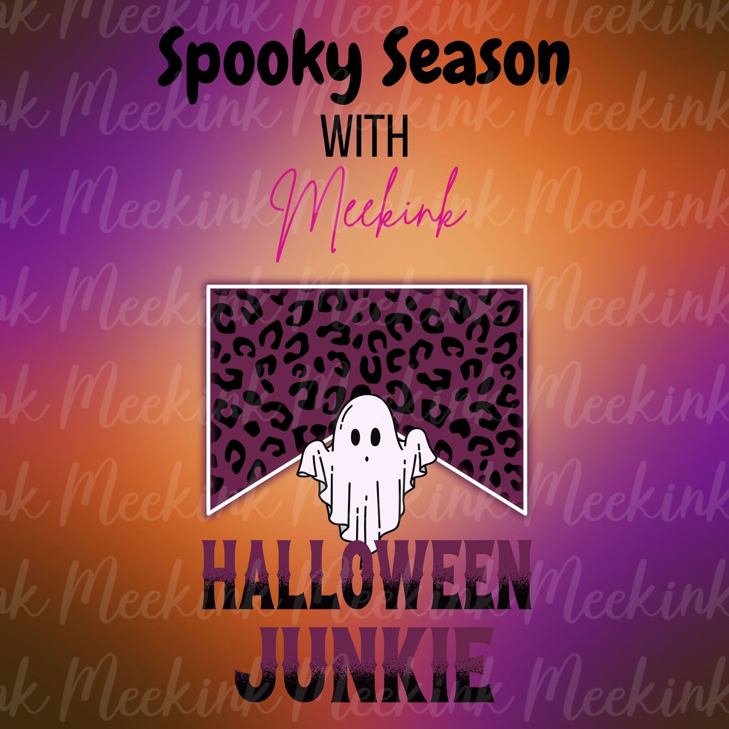 Spooky Season Decal 1 UVDTF or DTF