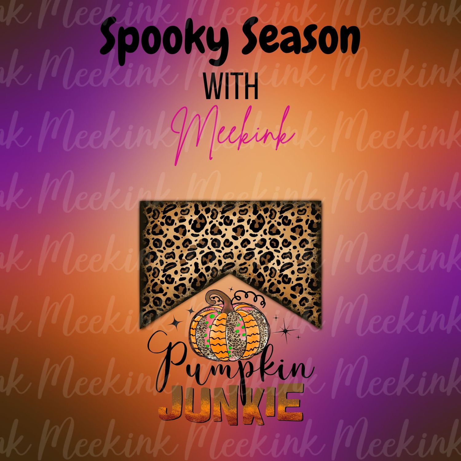 Spooky Season Decal 32 UVDTF or DTF