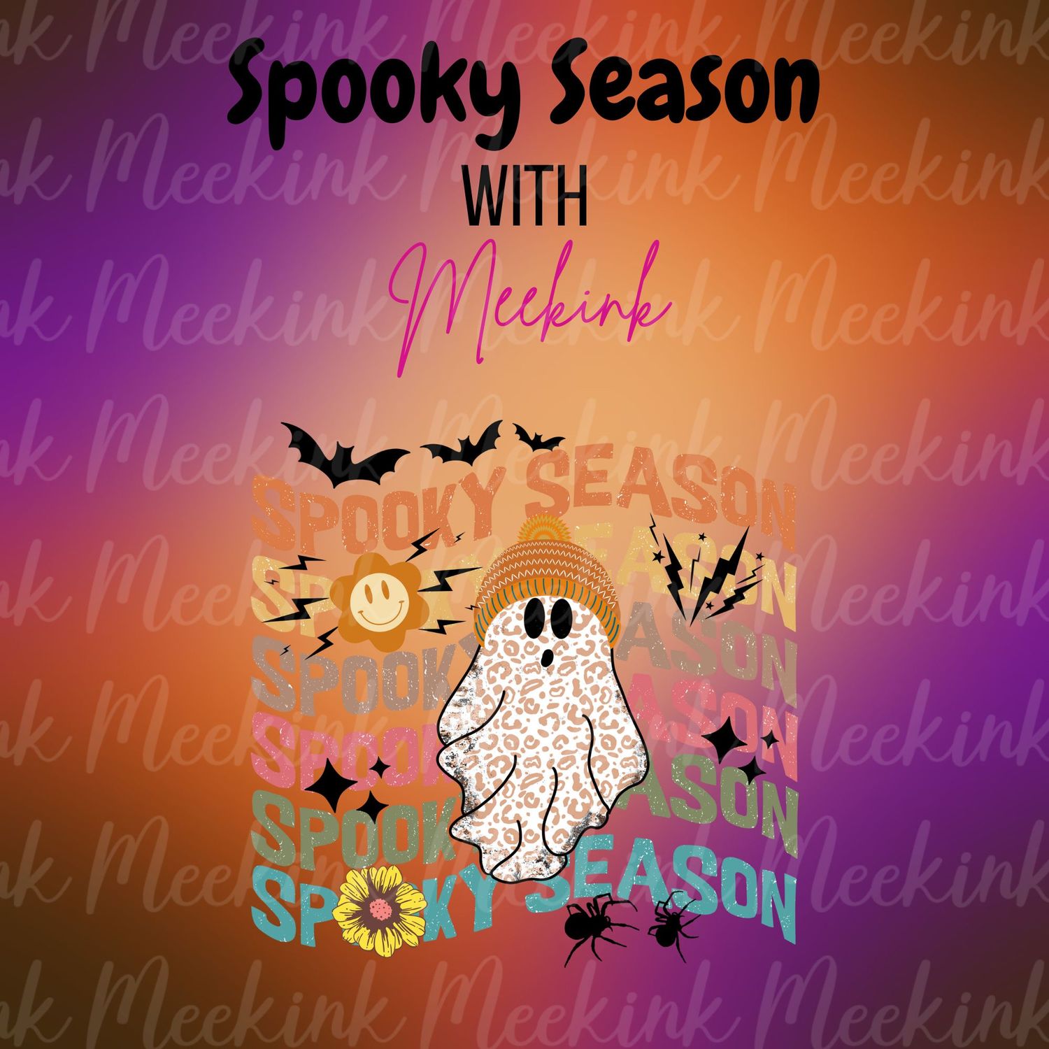 Spooky Season Decal 21 UVDTF or DTF