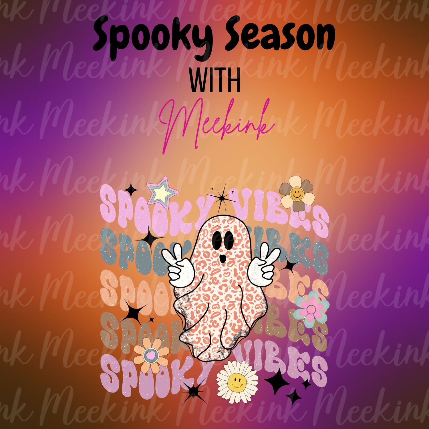 Spooky Season Decal 23 UVDTF or DTF