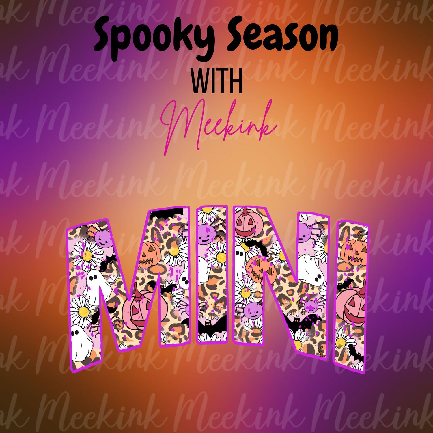 Spooky Season Decal 41 UVDTF or DTF
