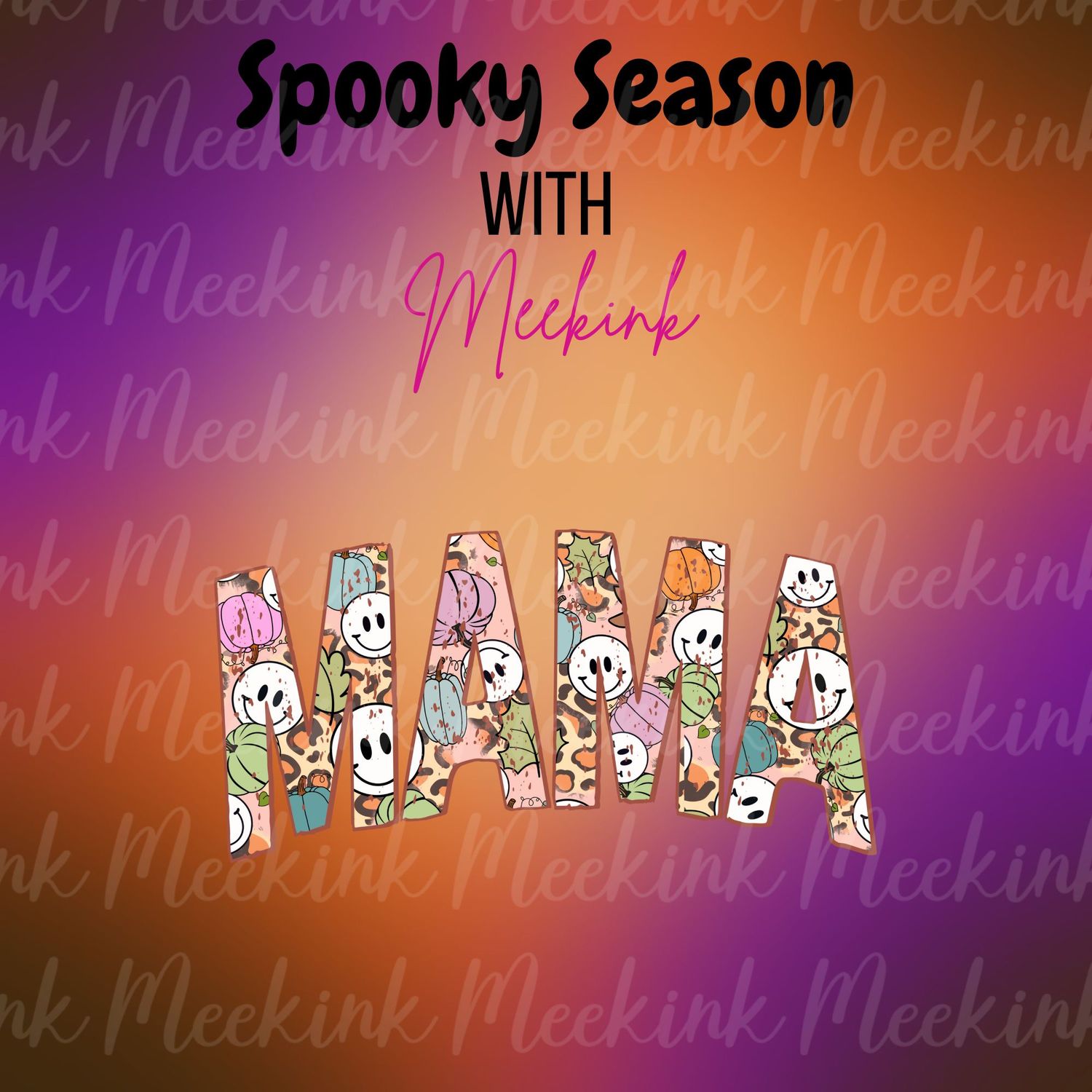 Spooky Season Decal 46 UVDTF or DTF