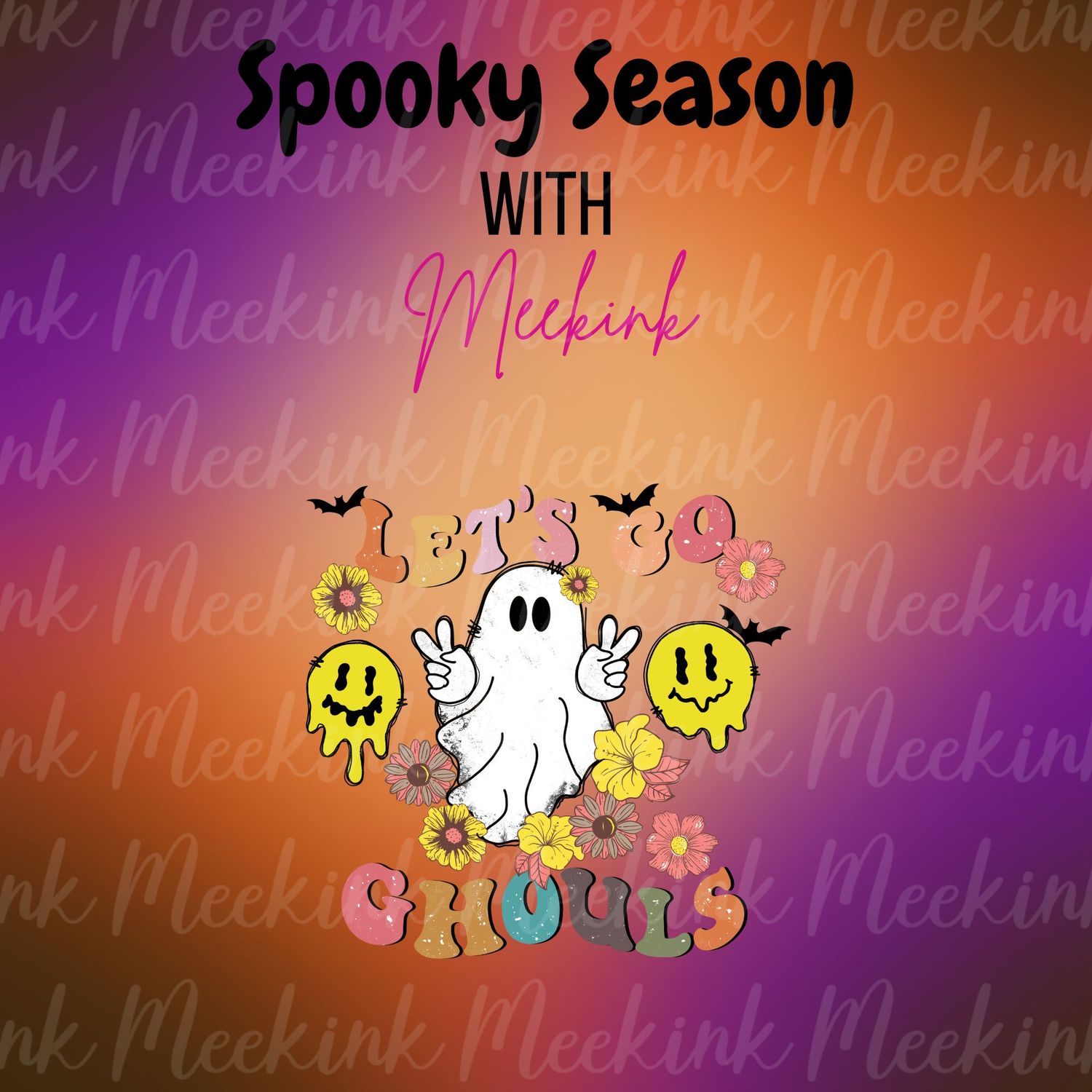 Spooky Season Decal 47 UVDTF or DTF
