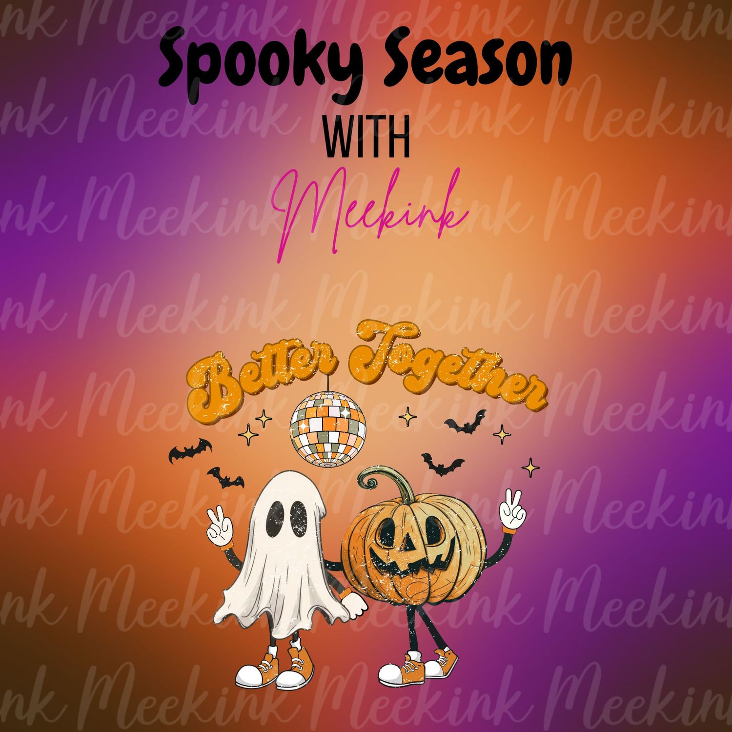 Spooky Season Decal 64 UVDTF or DTF