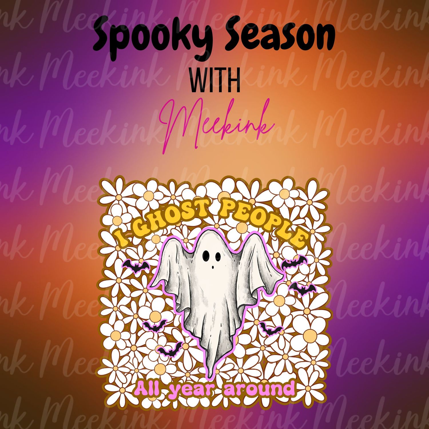 Spooky Season Decal 69 UVDTF or DTF