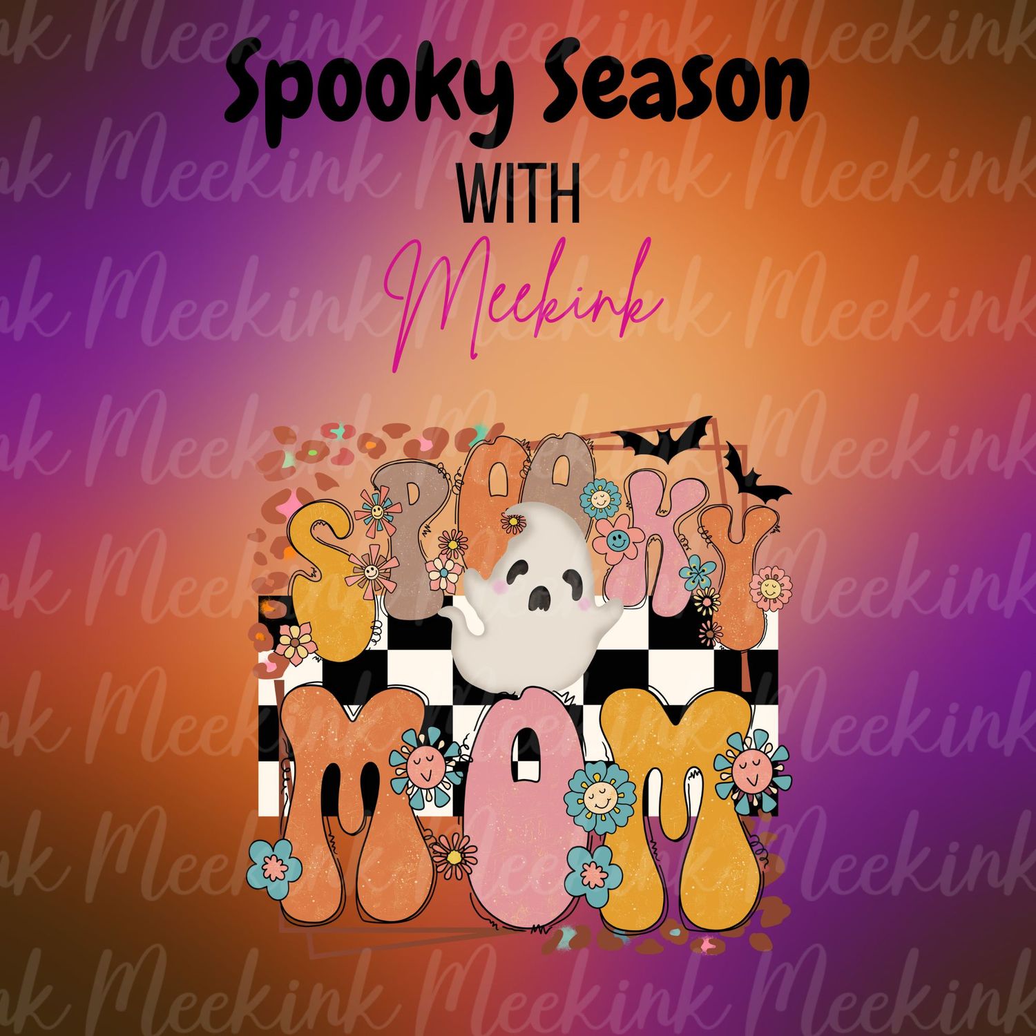 Spooky Season Decal 18 UVDTF or DTF