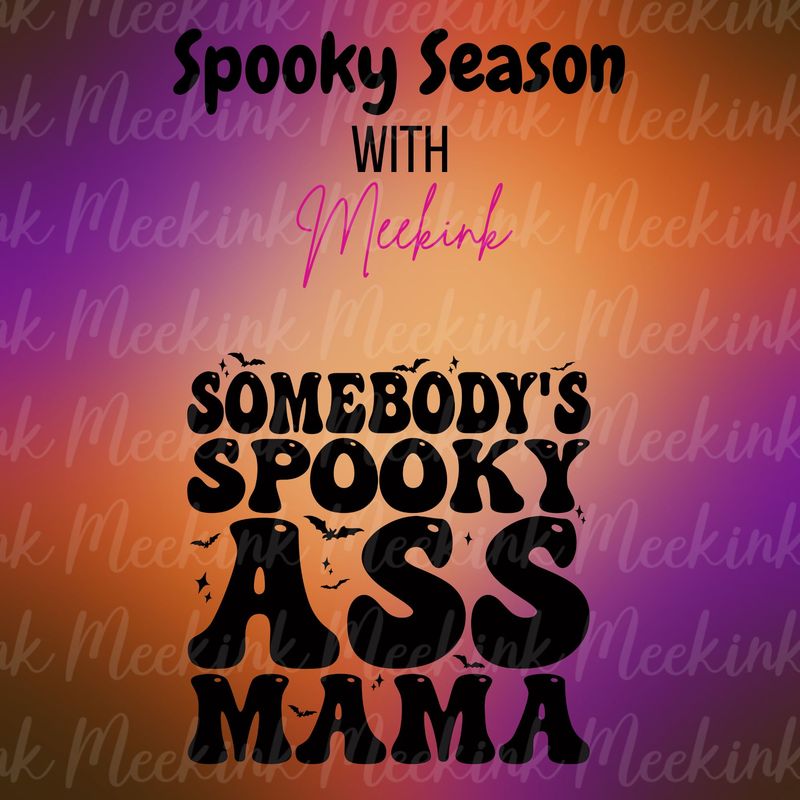 Spooky Season Decal 36 UVDTF or DTF