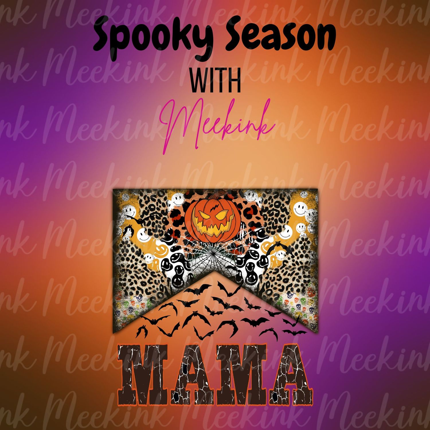 Spooky Season Decal 43 UVDTF or DTF