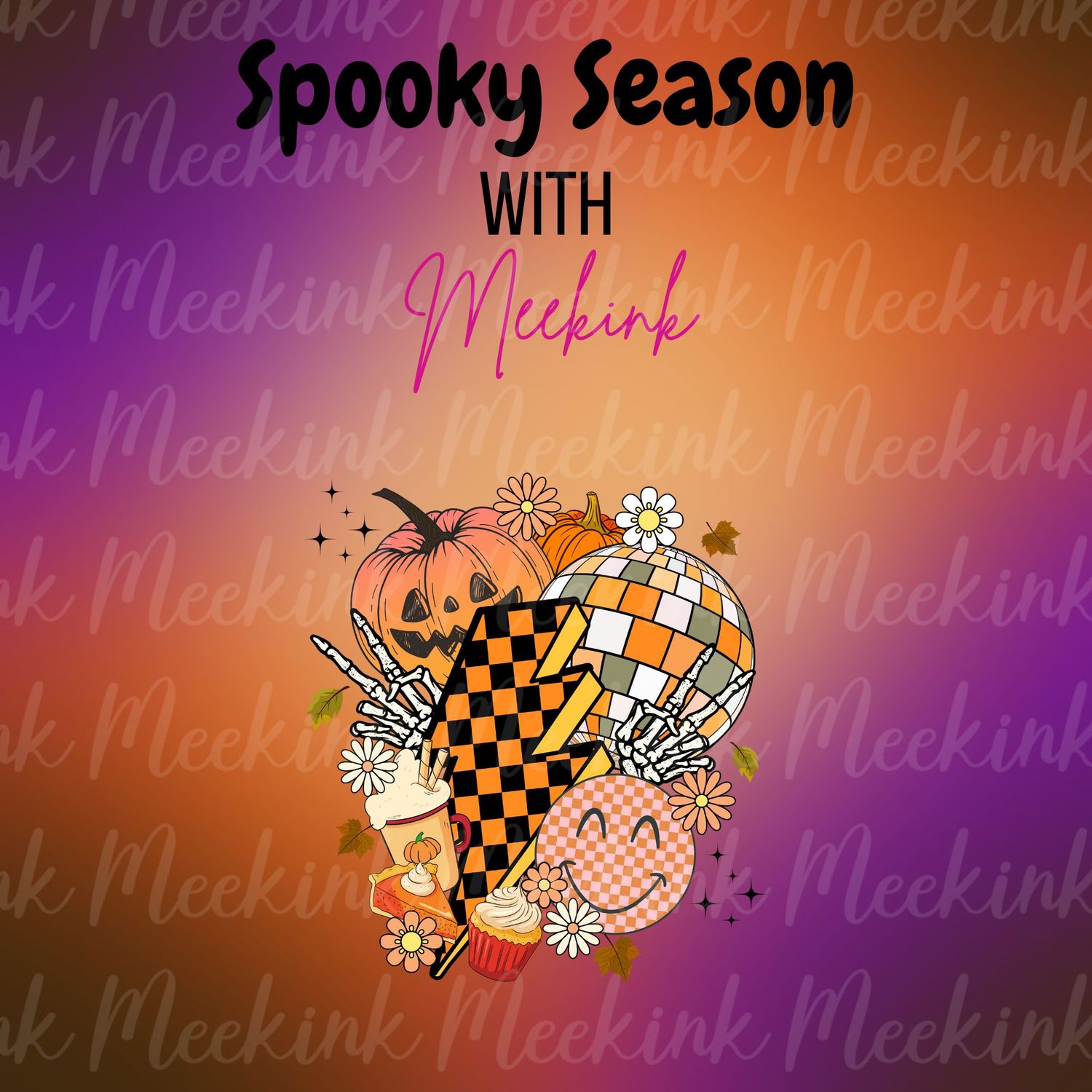 Spooky Season Decal 68 UVDTF or DTF
