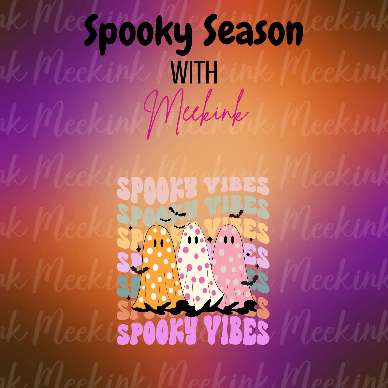 Spooky Season Decal 74 UVDTF or DTF