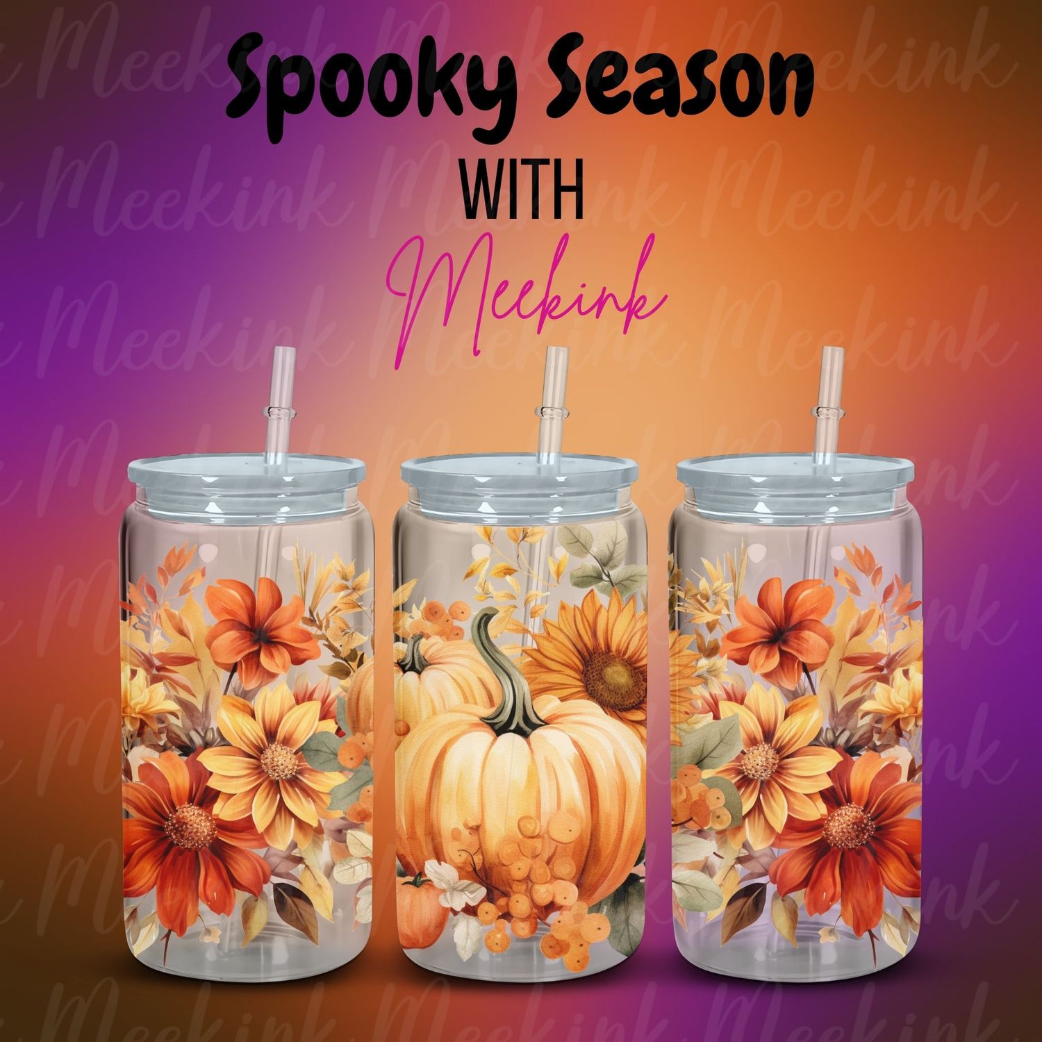 16oz Spooky Season 114 UVDTF Wrap