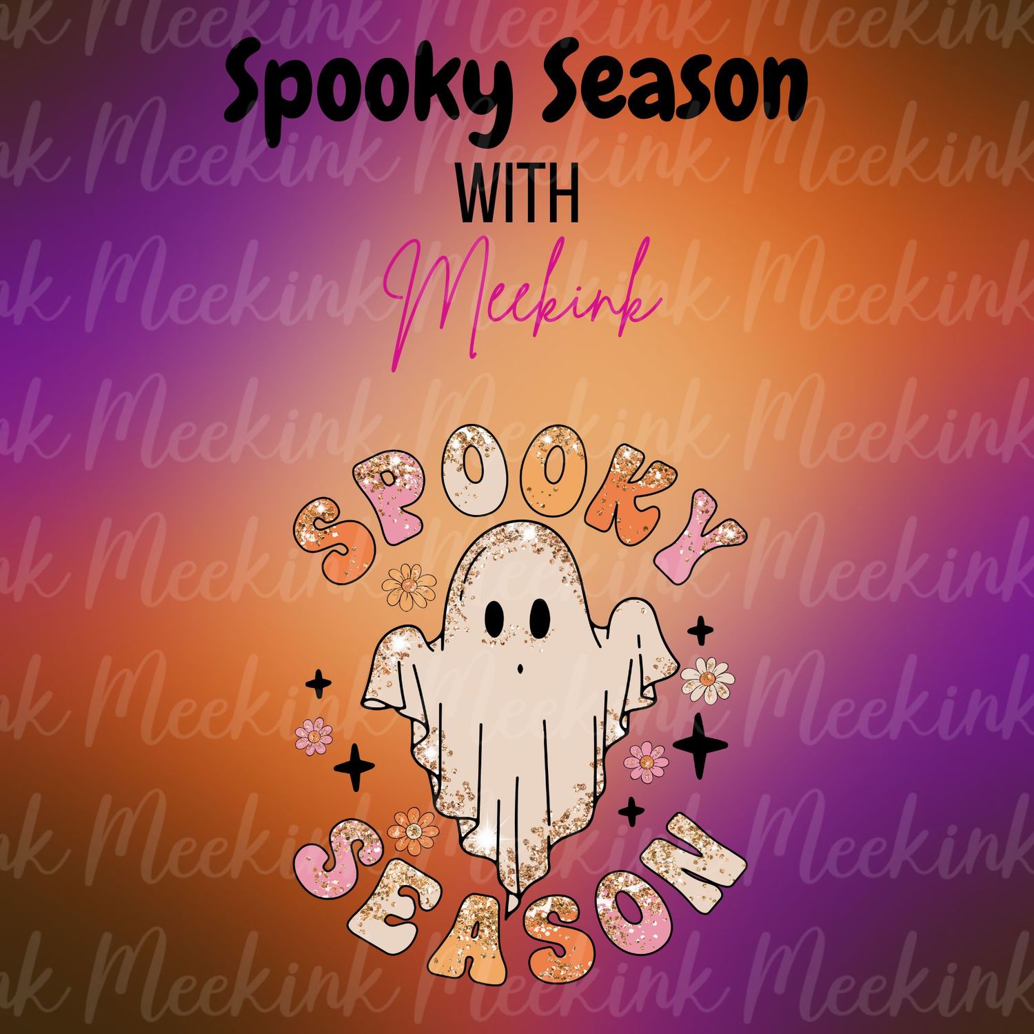 Spooky Season Decal 29 UVDTF or DTF