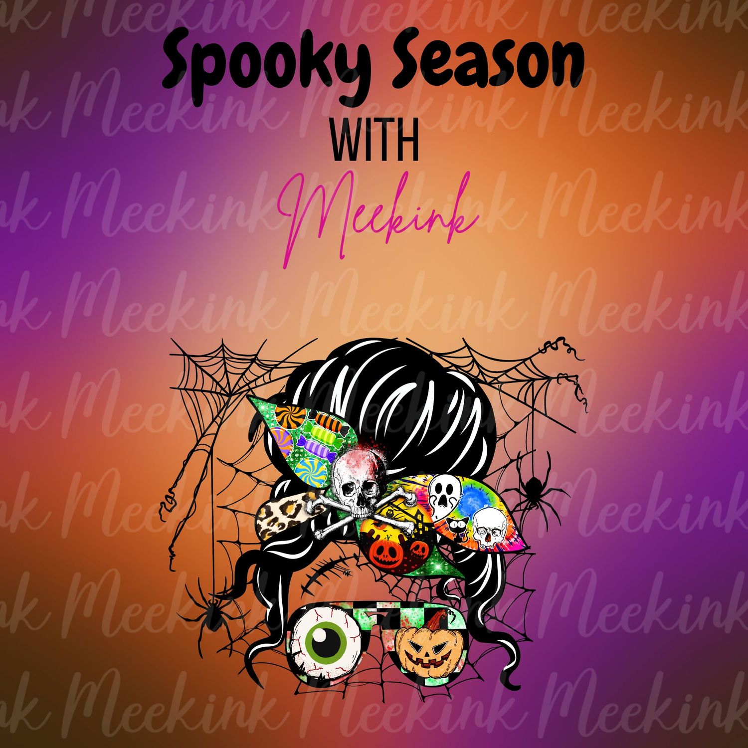 Spooky Season Decal 40 UVDTF or DTF