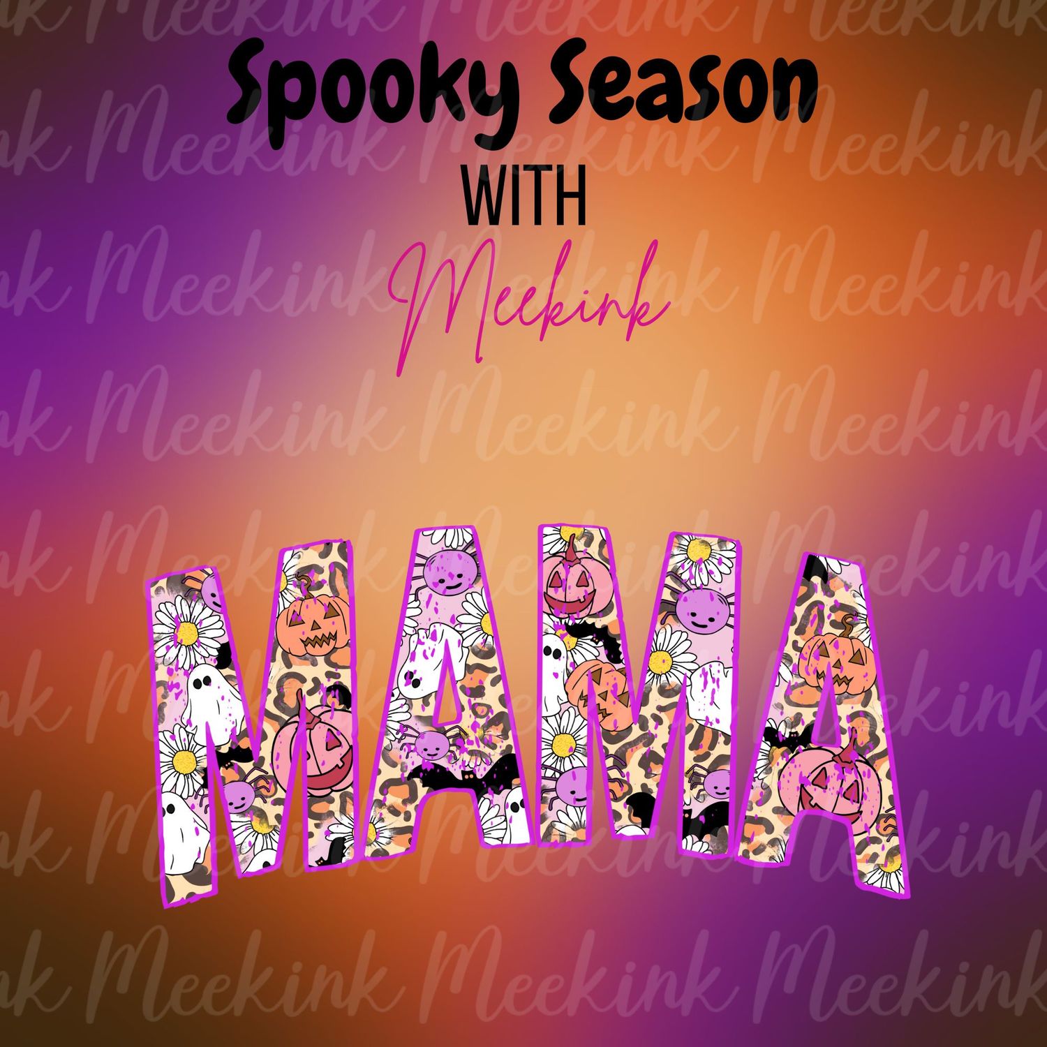 Spooky Season Decal 42 UVDTF or DTF