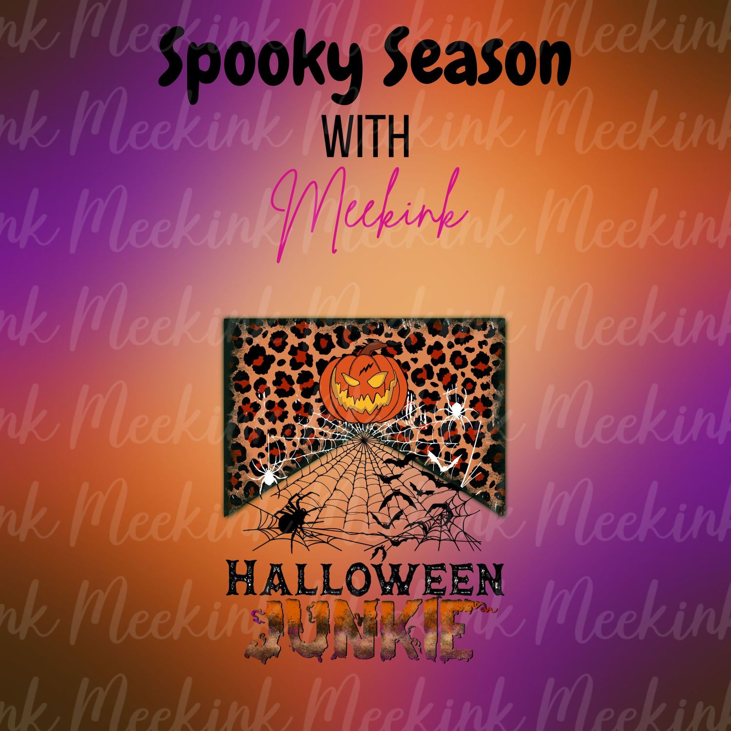Spooky Season Decal 53 UVDTF or DTF