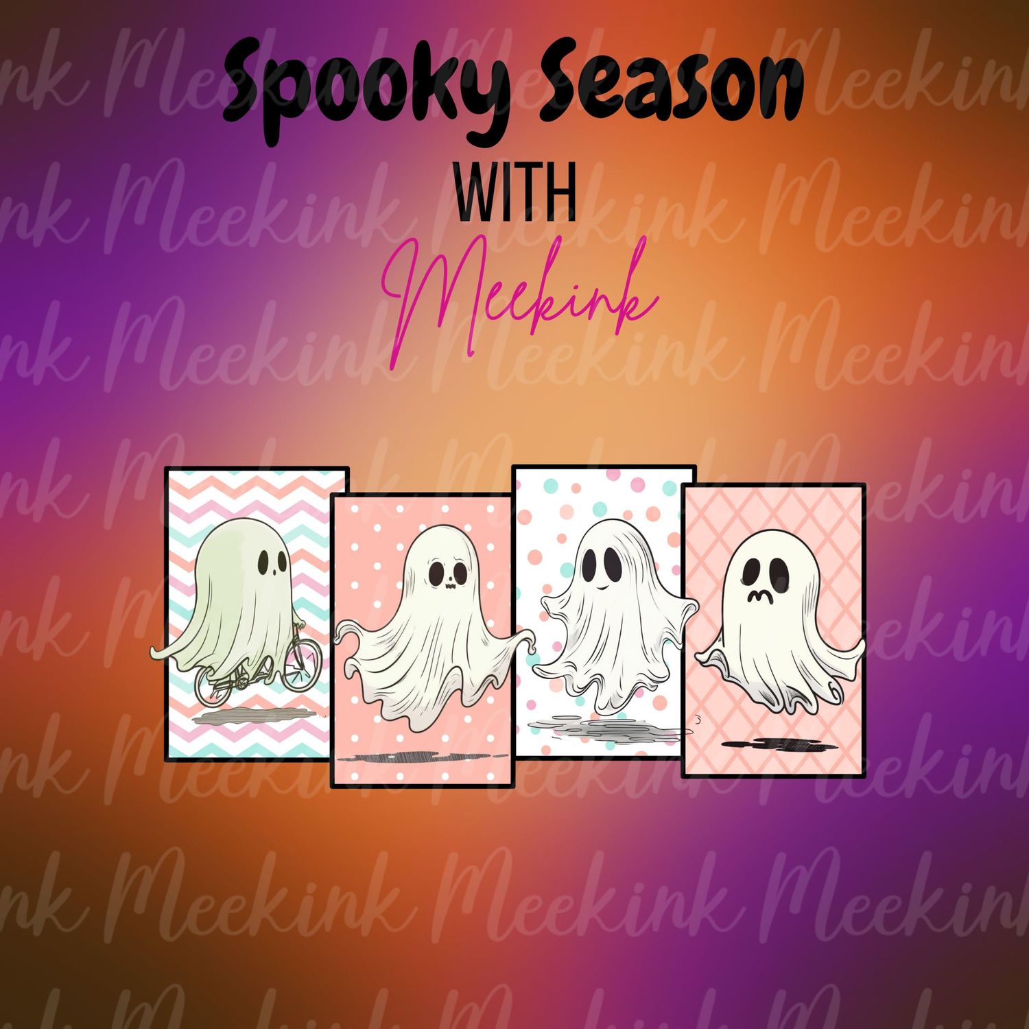 Spooky Season Decal 61 UVDTF or DTF