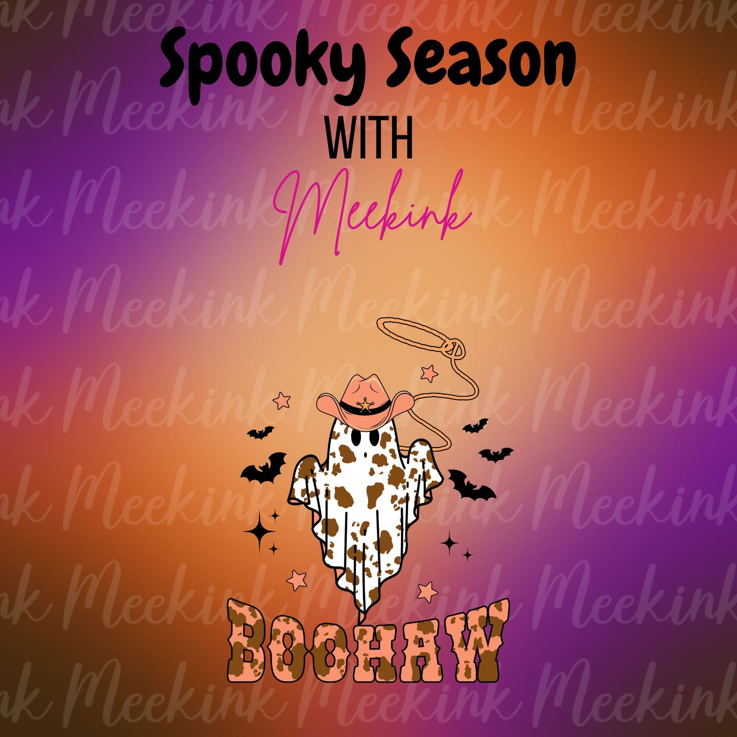 Spooky Season Decal 71 UVDTF or DTF