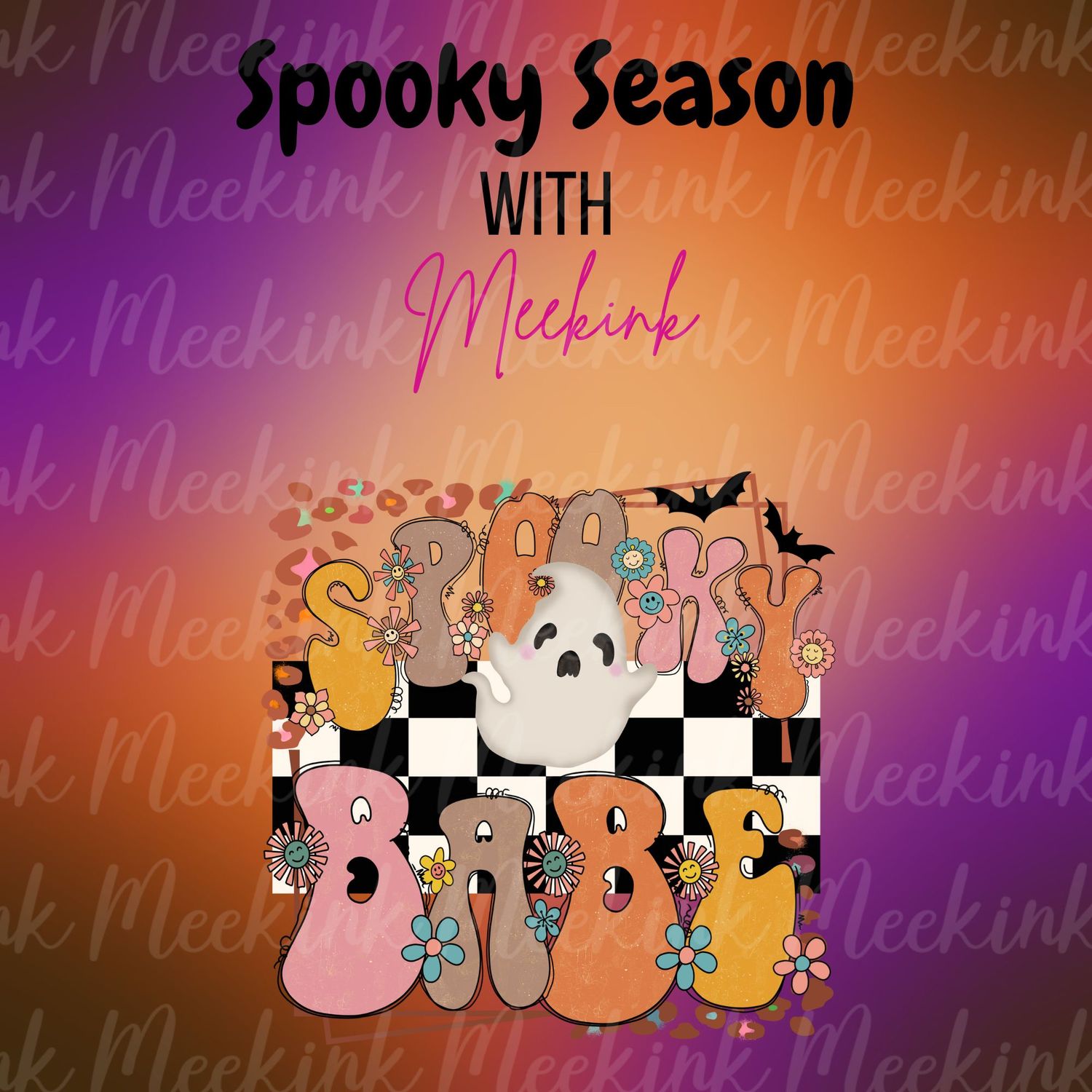 Spooky Season Decal 26 UVDTF or DTF