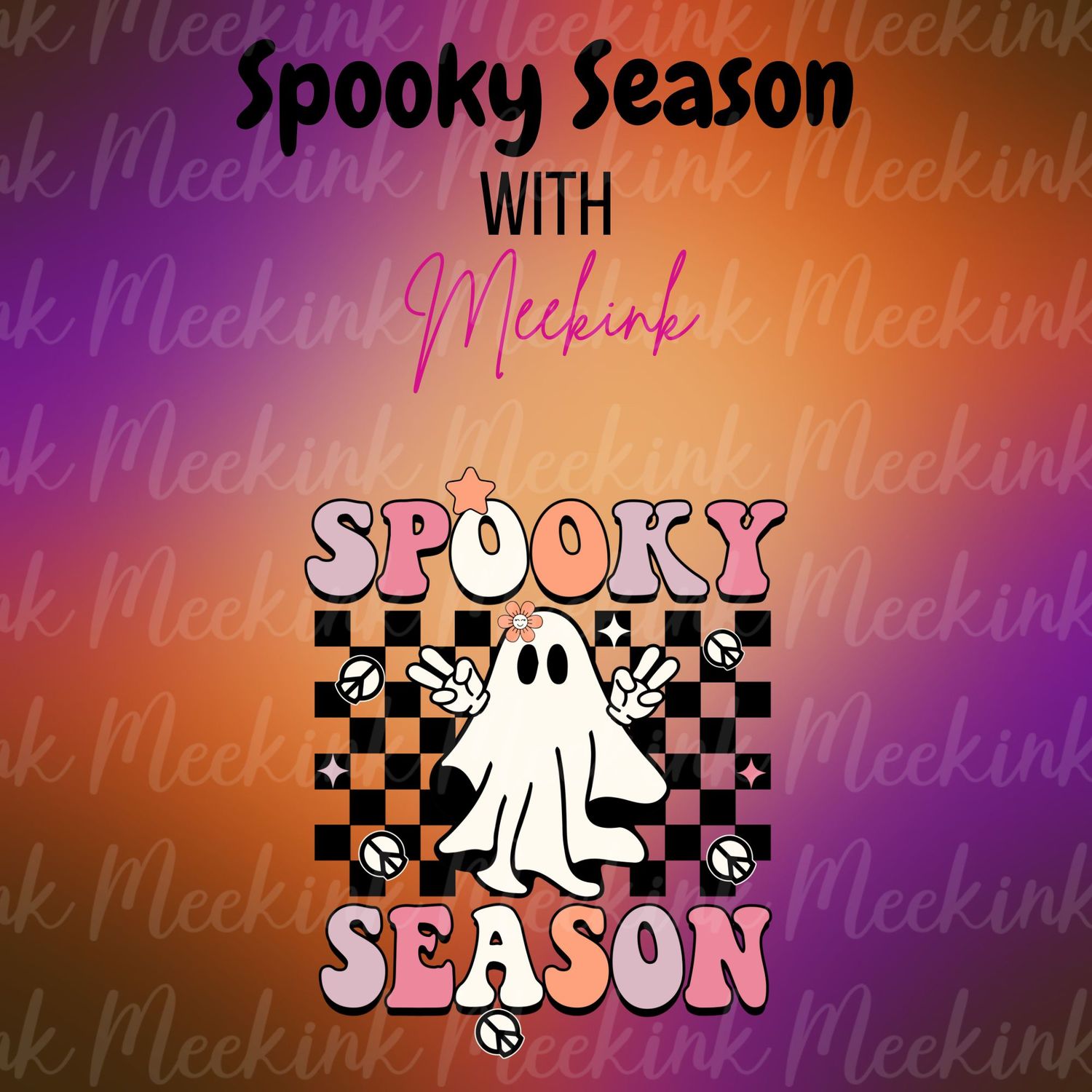 Spooky Season Decal 30 UVDTF or DTF
