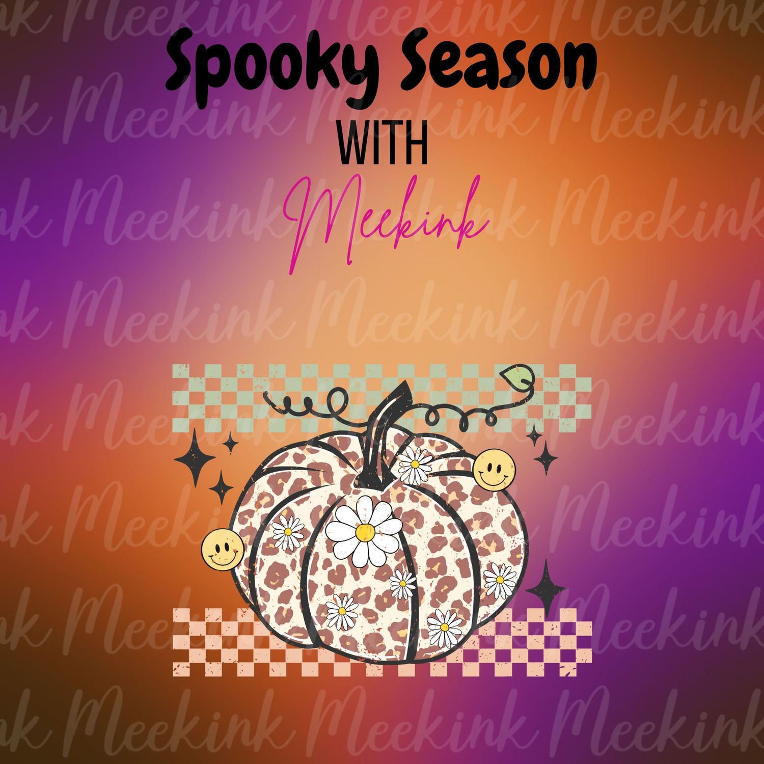 Spooky Season Decal 33 UVDTF or DTF