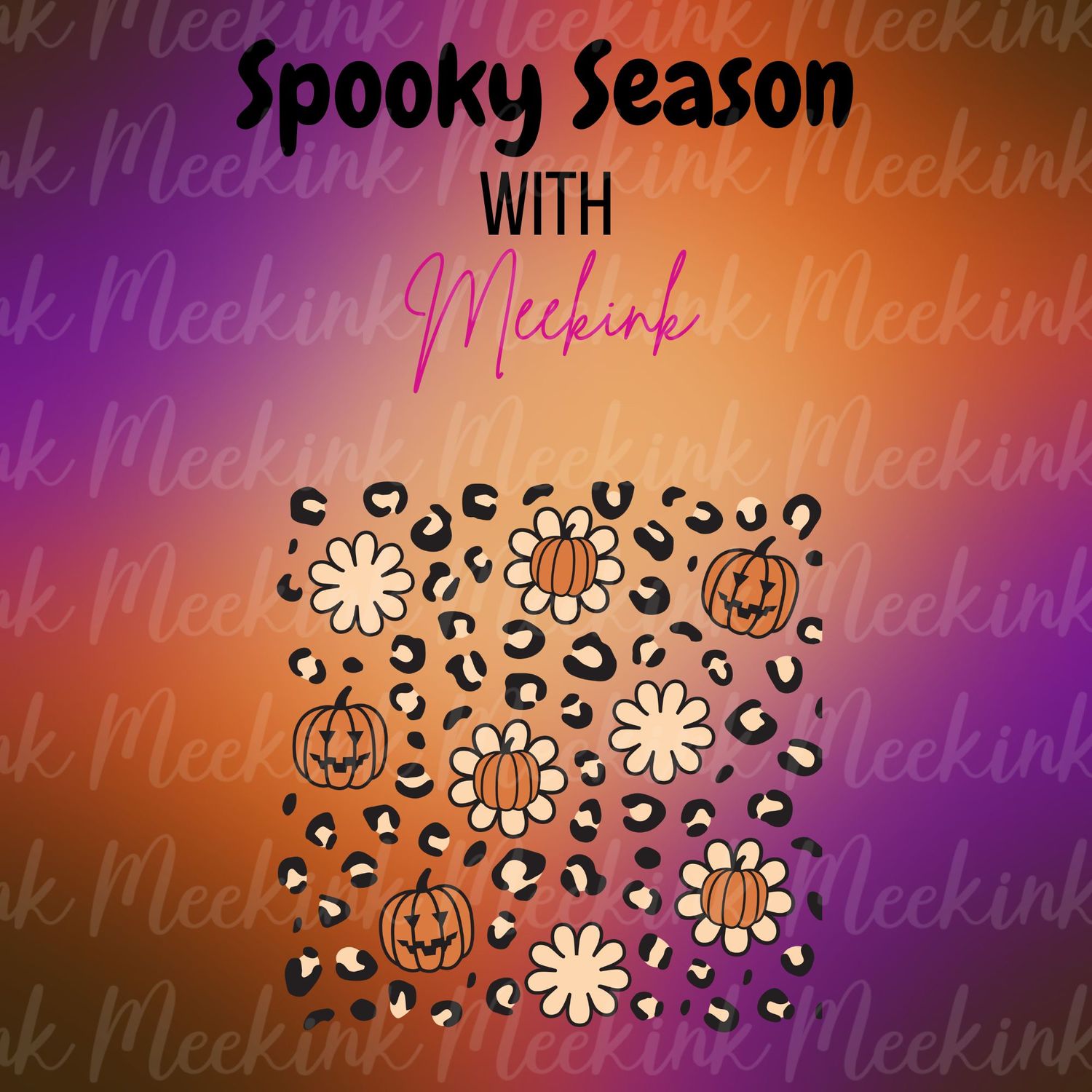 Spooky Season Decal 48 UVDTF or DTF