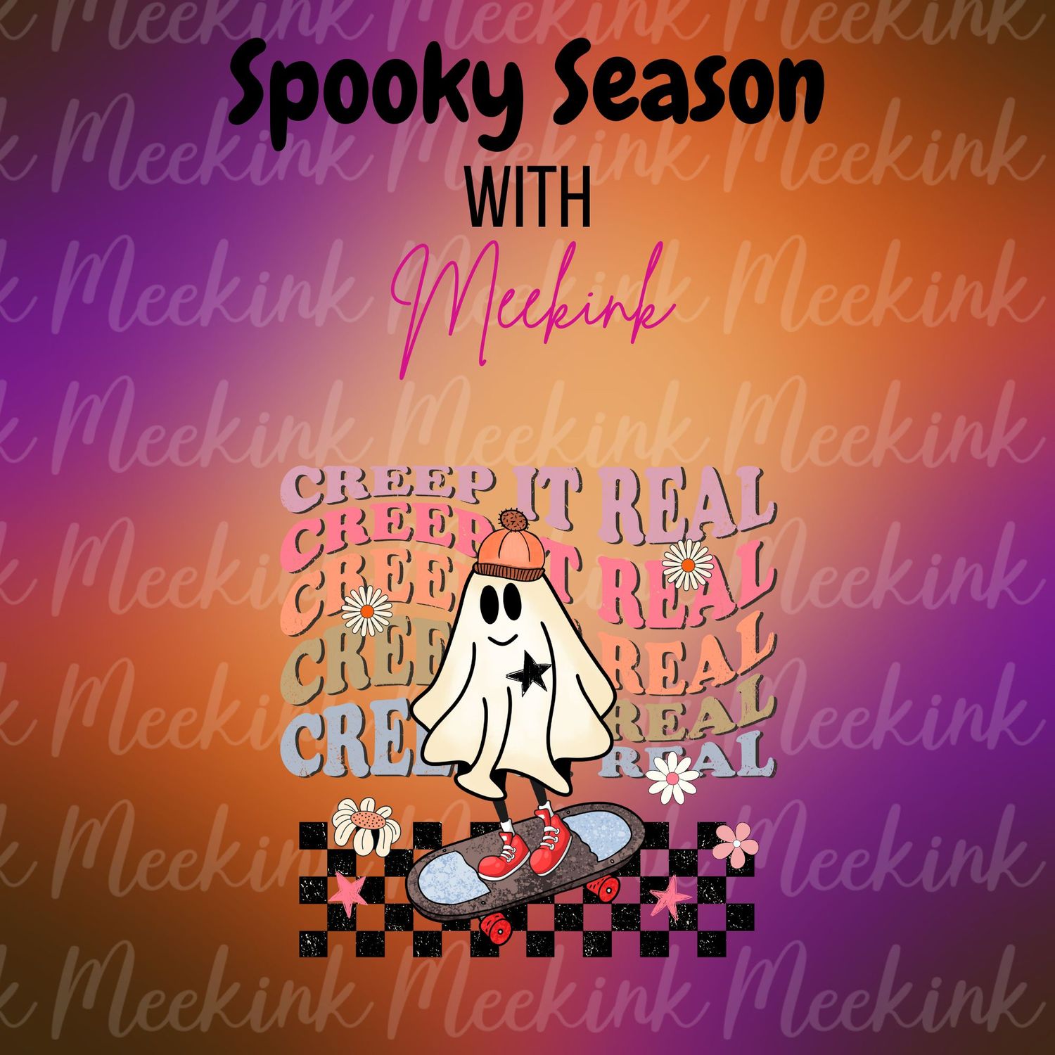 Spooky Season Decal 81 UVDTF or DTF