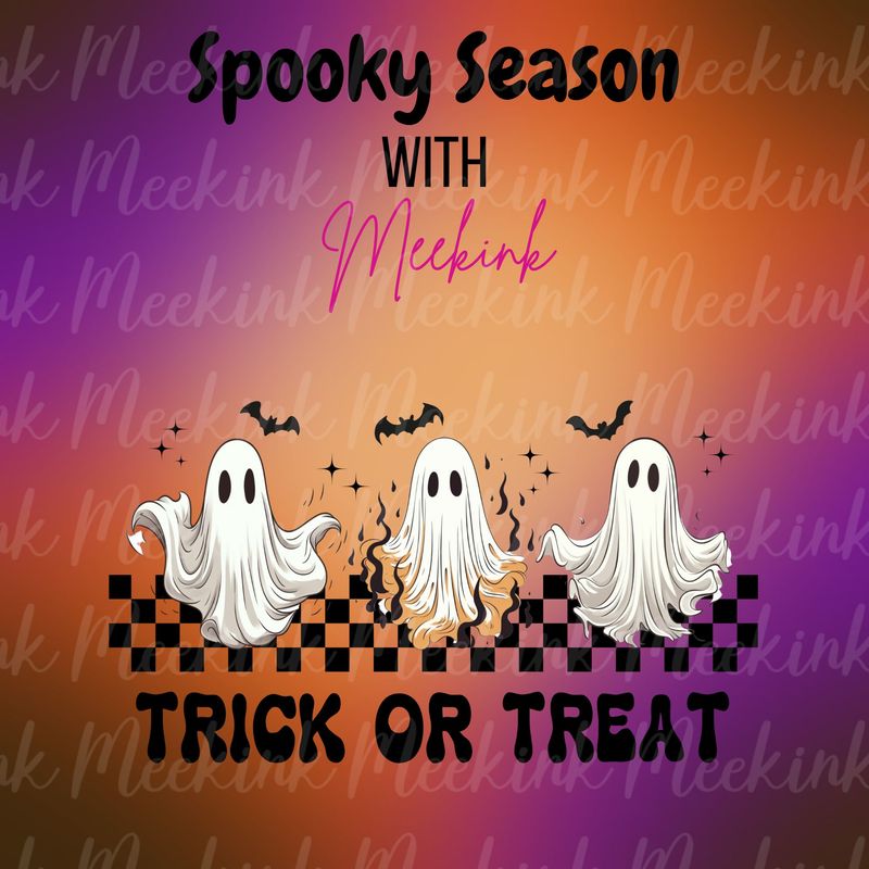 Spooky Season Decal 55 UVDTF or DTF