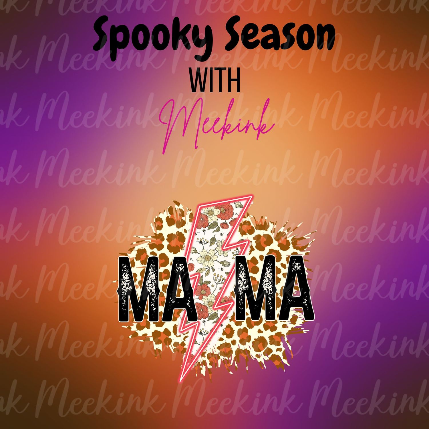 Spooky Season Decal 45 UVDTF or DTF