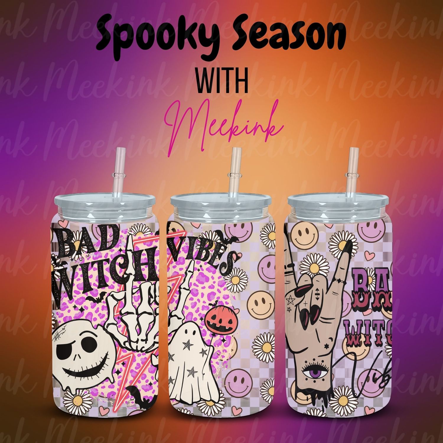16oz Spooky Season 116 UVDTF Wrap
