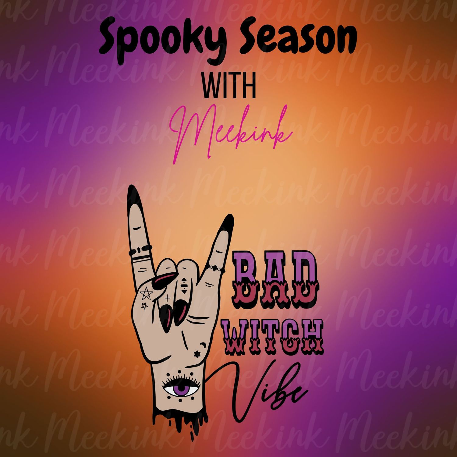 Spooky Season Decal 86 UVDTF or DTF