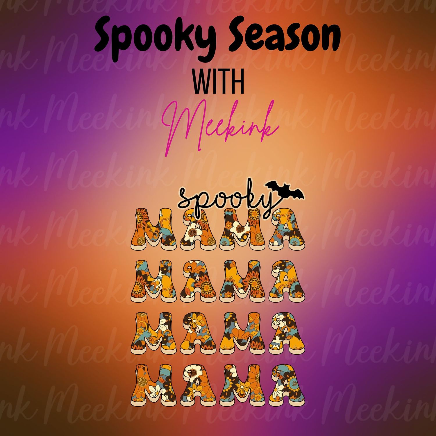 Spooky Season Decal 88 UVDTF or DTF