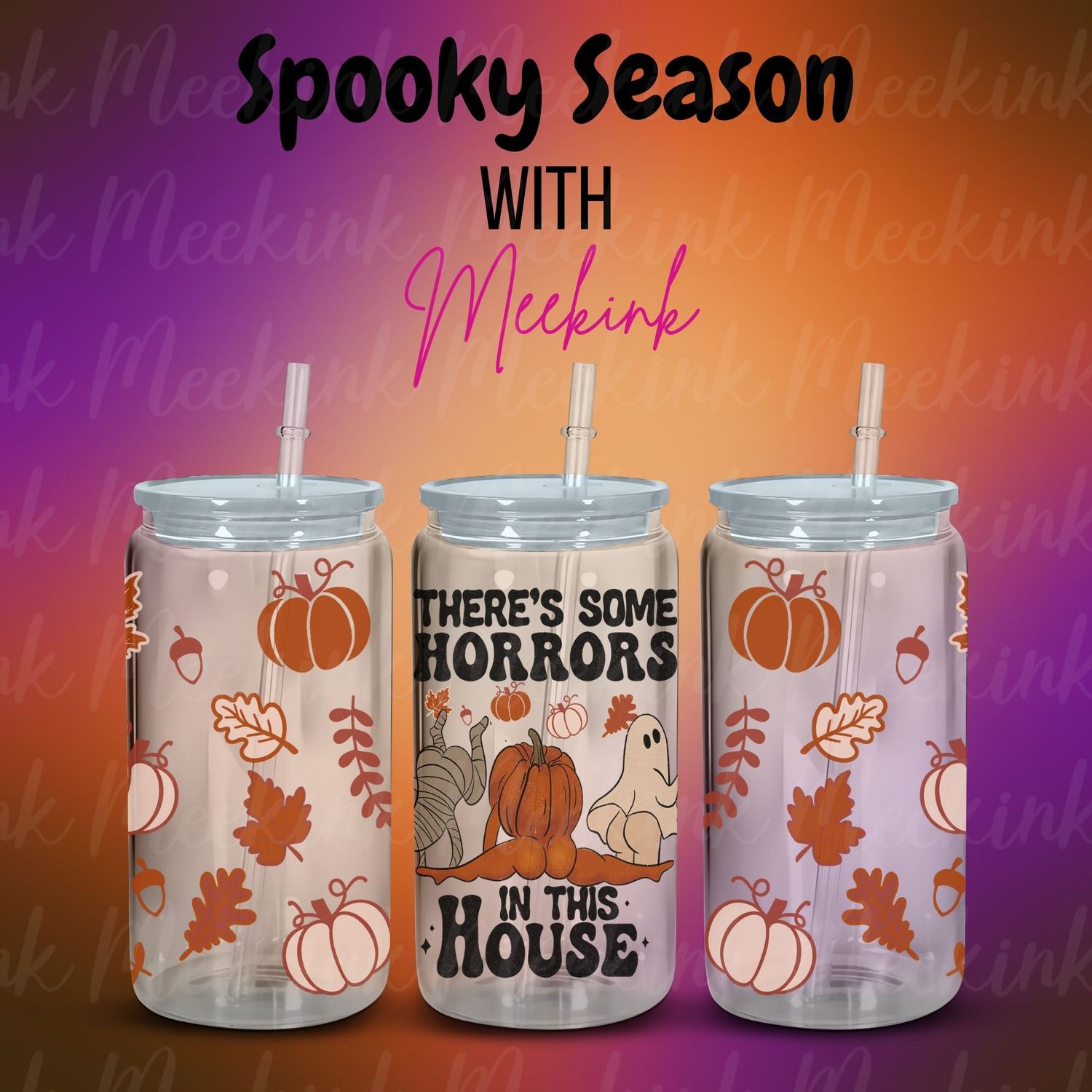 16oz Spooky Season 117 UVDTF Wrap