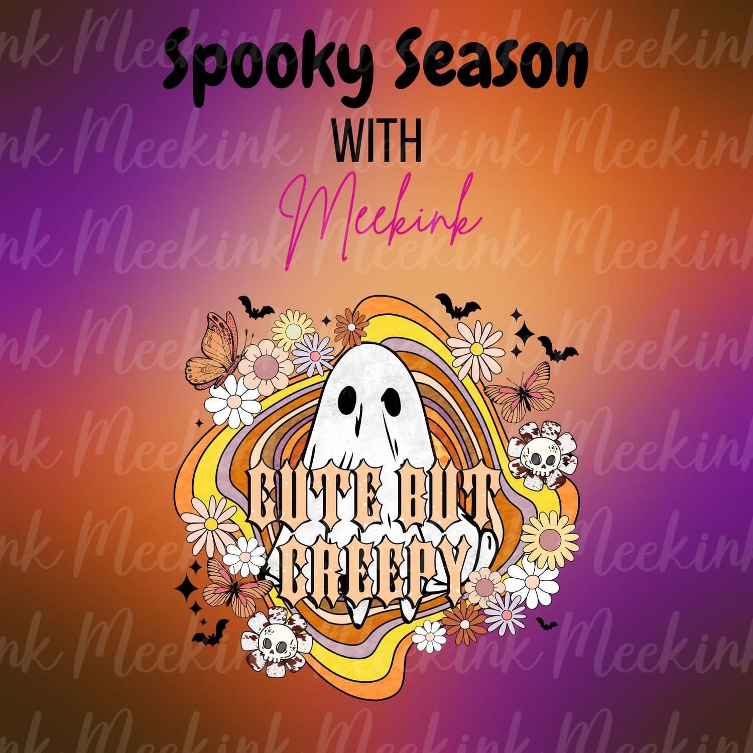 Spooky Season Decal 77 UVDTF or DTF